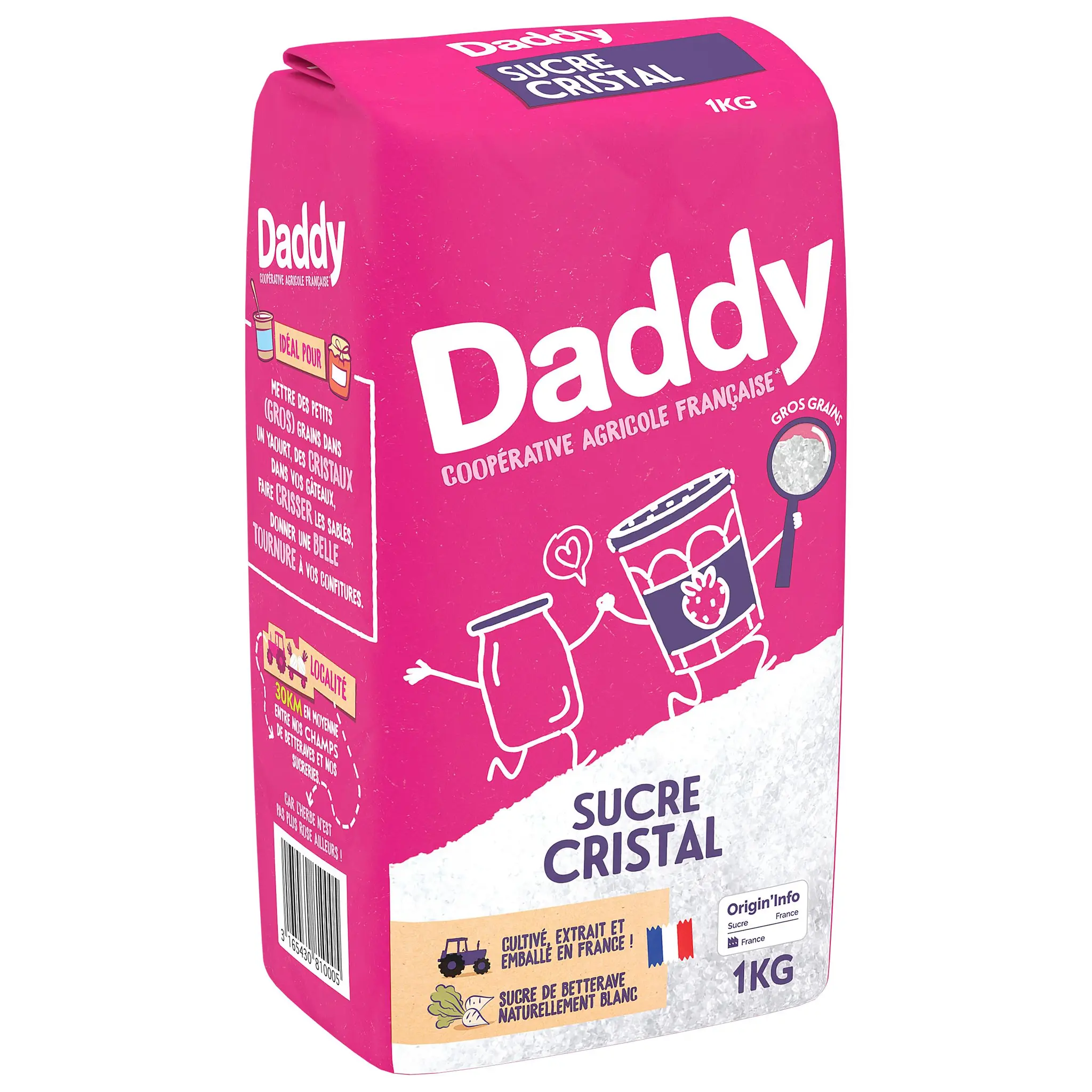 DADDY Sucre cristal en poudre