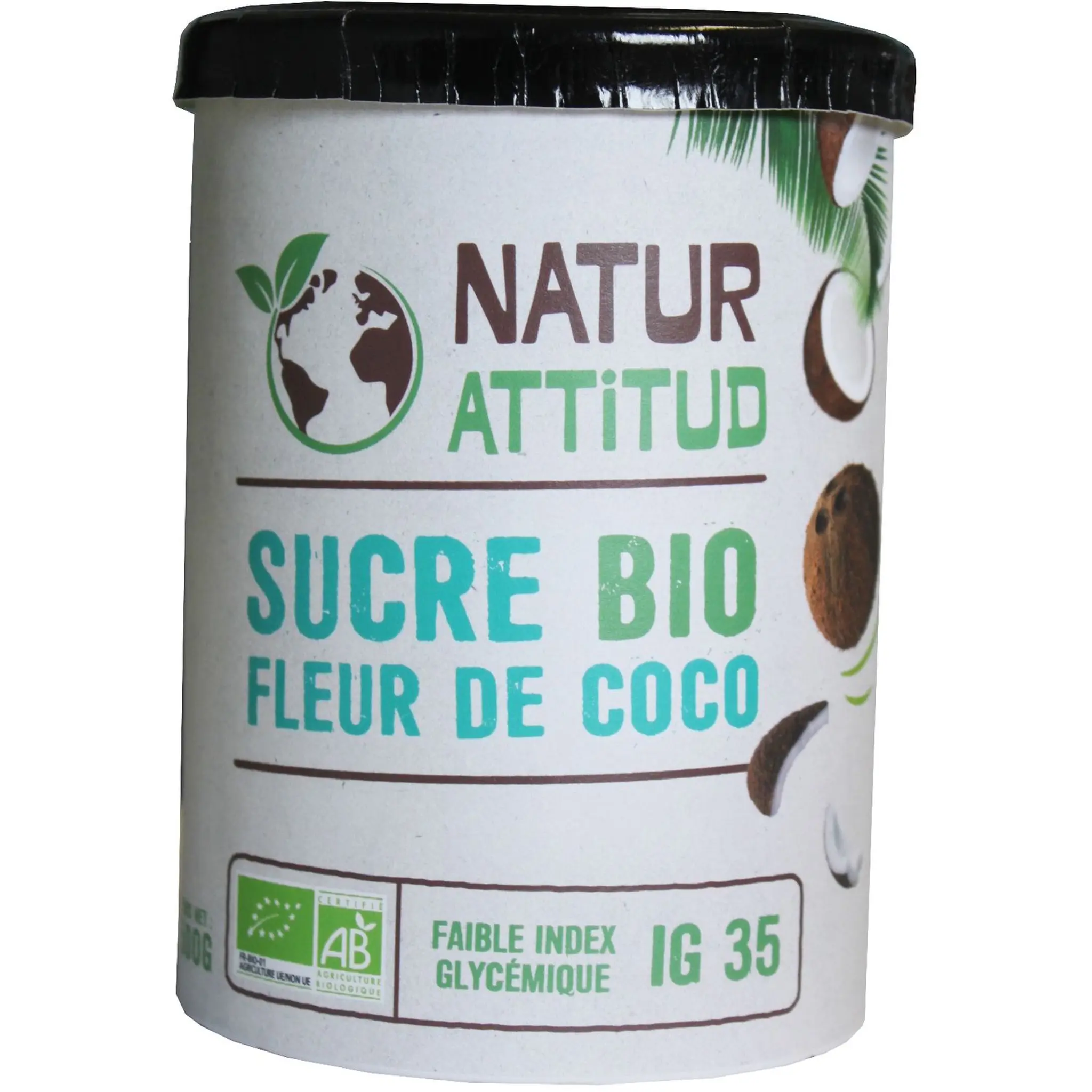 NATUR ATTITUD Sucre bio de fleur de coco