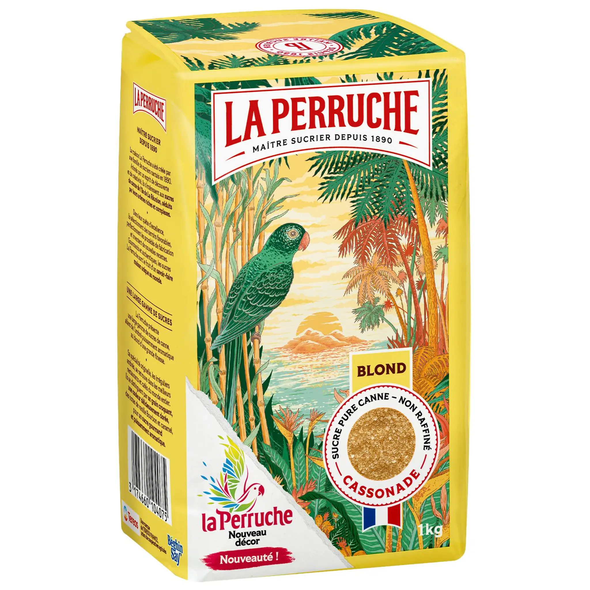 LA PERRUCHE Cassonade sucre blond de canne