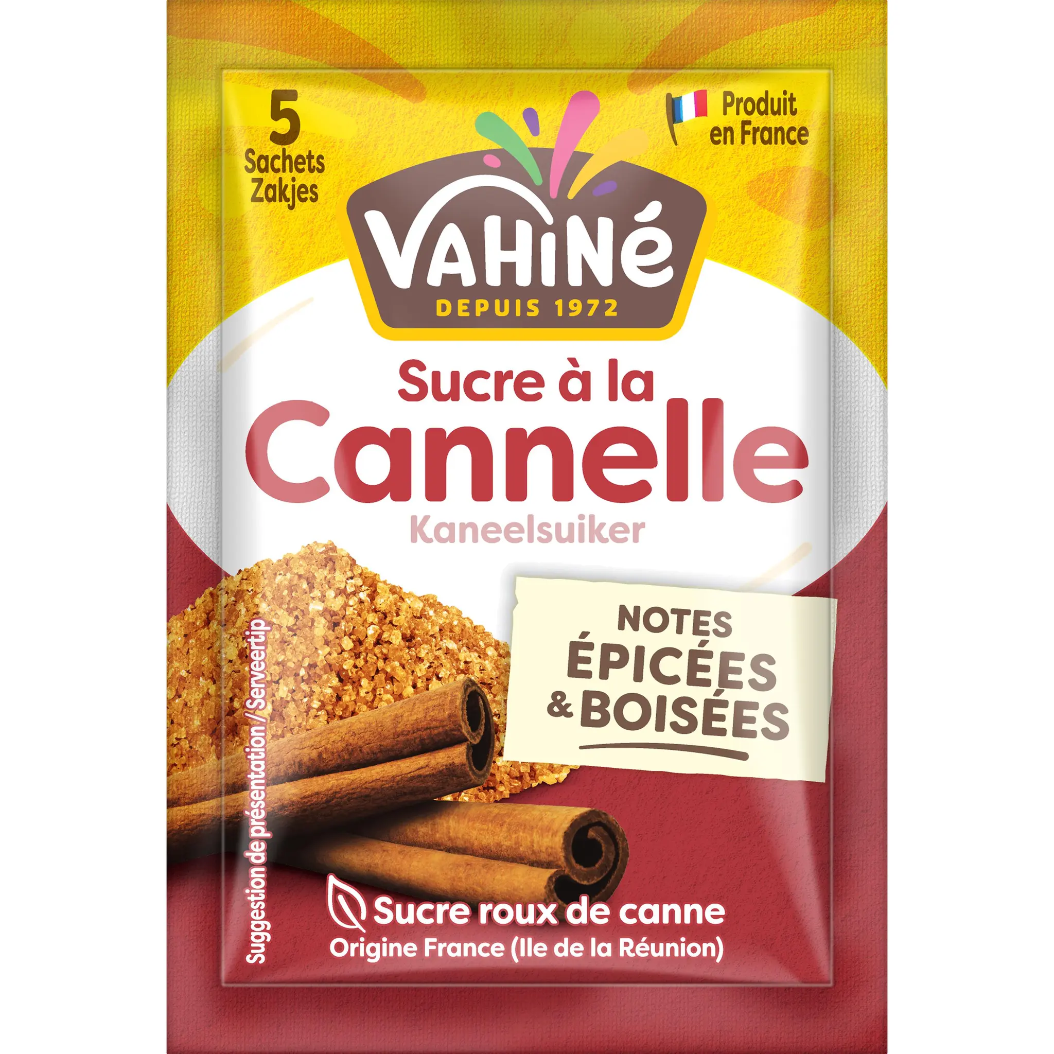 VAHINE Sucre à la cannelle en sachet
