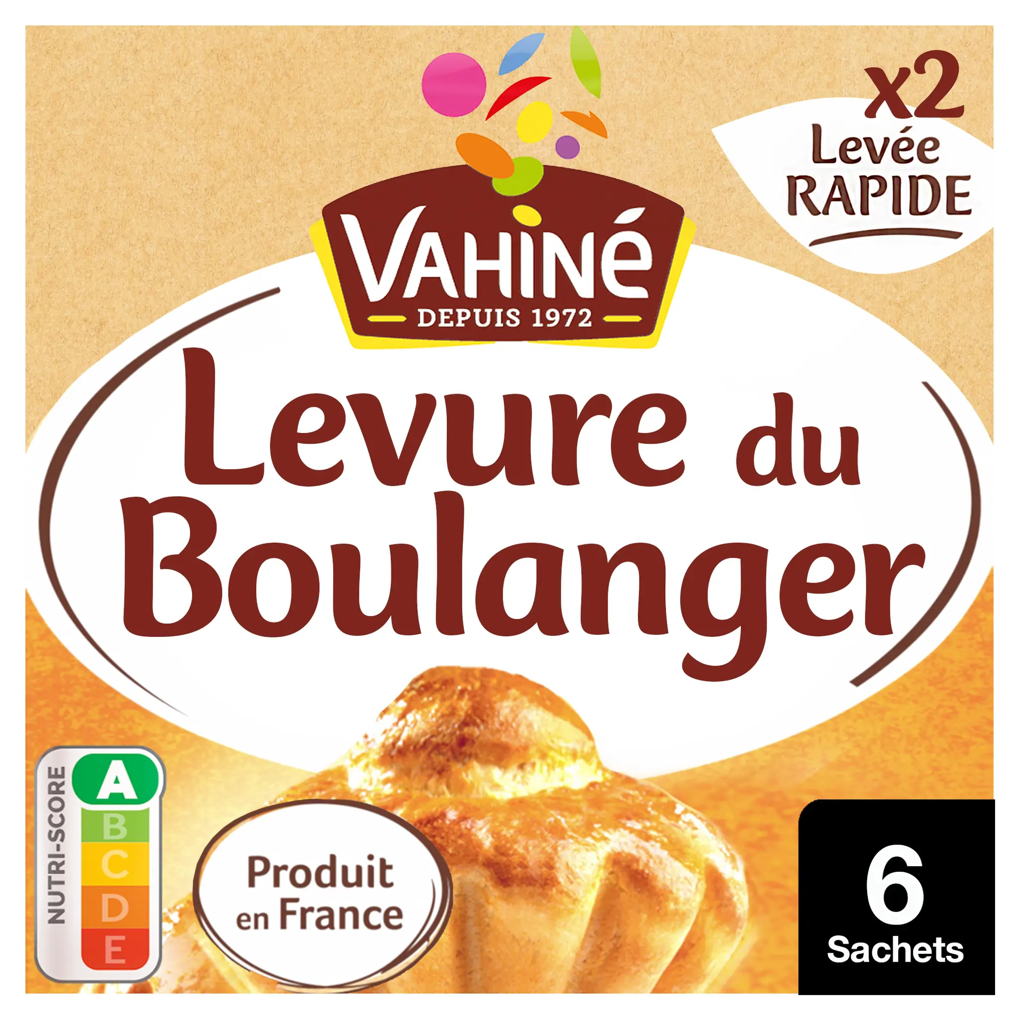 VAHINE Levure de boulanger super active
