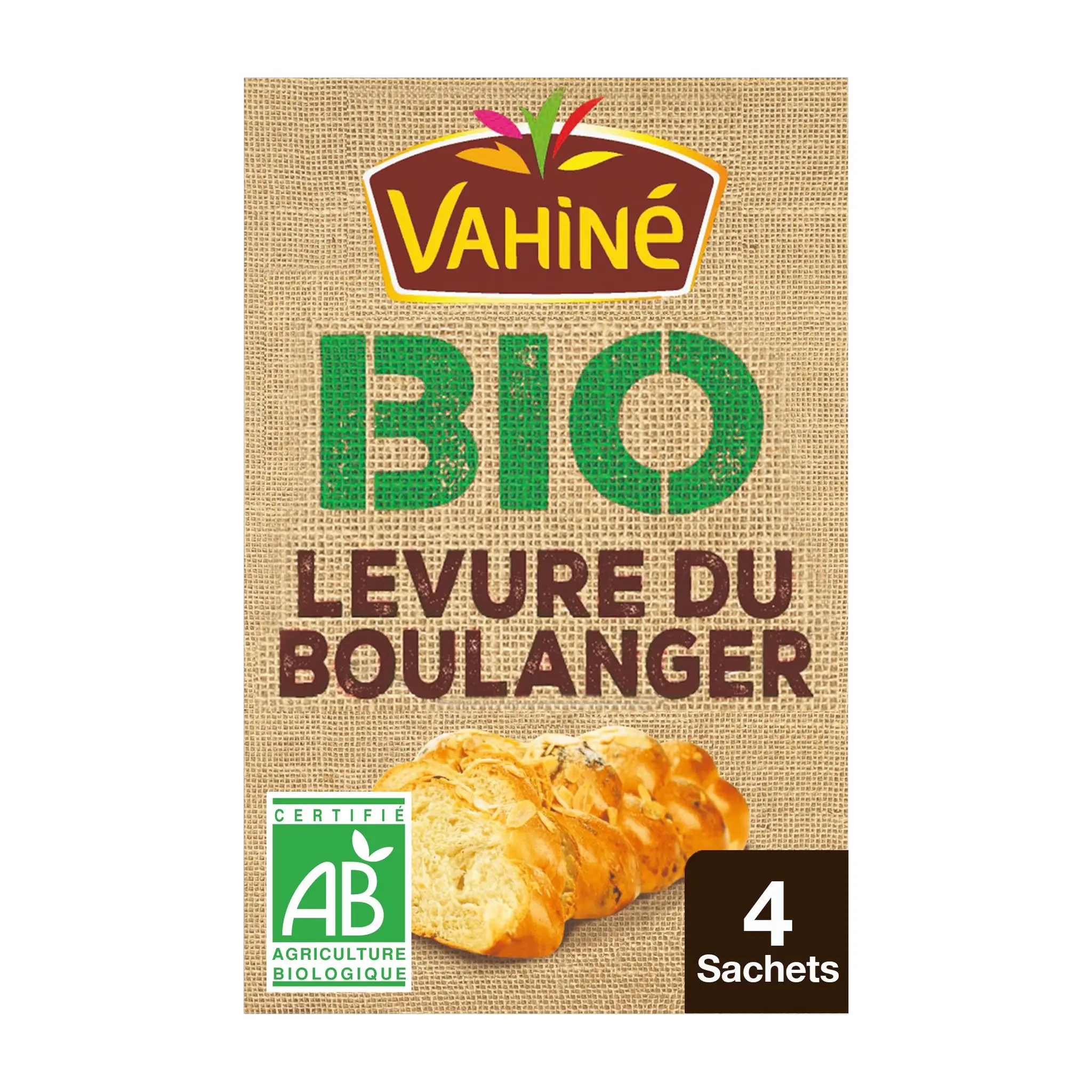 VAHINE Levure du boulanger bio levée rapide