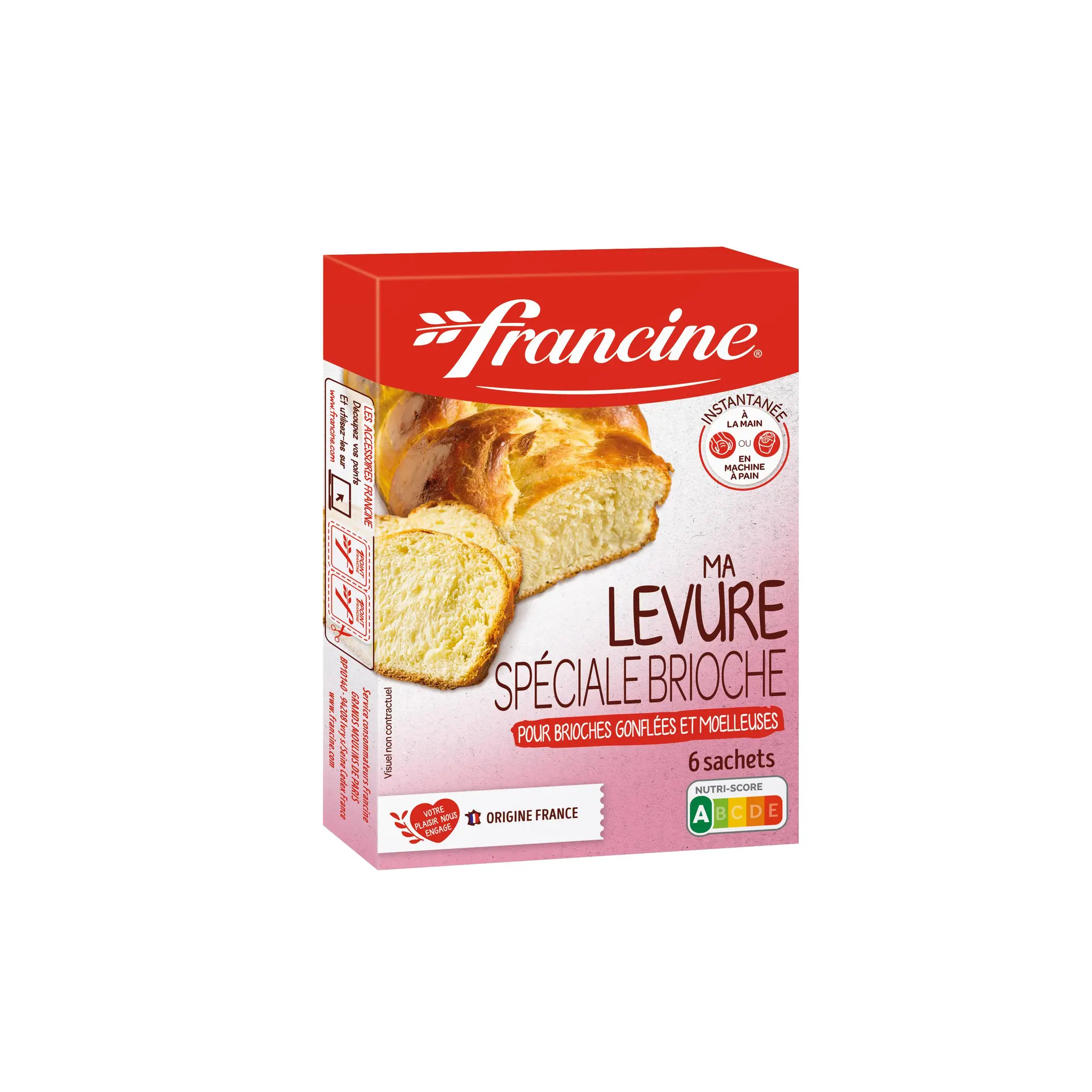 FRANCINE Levure de boulangerie spéciale brioche