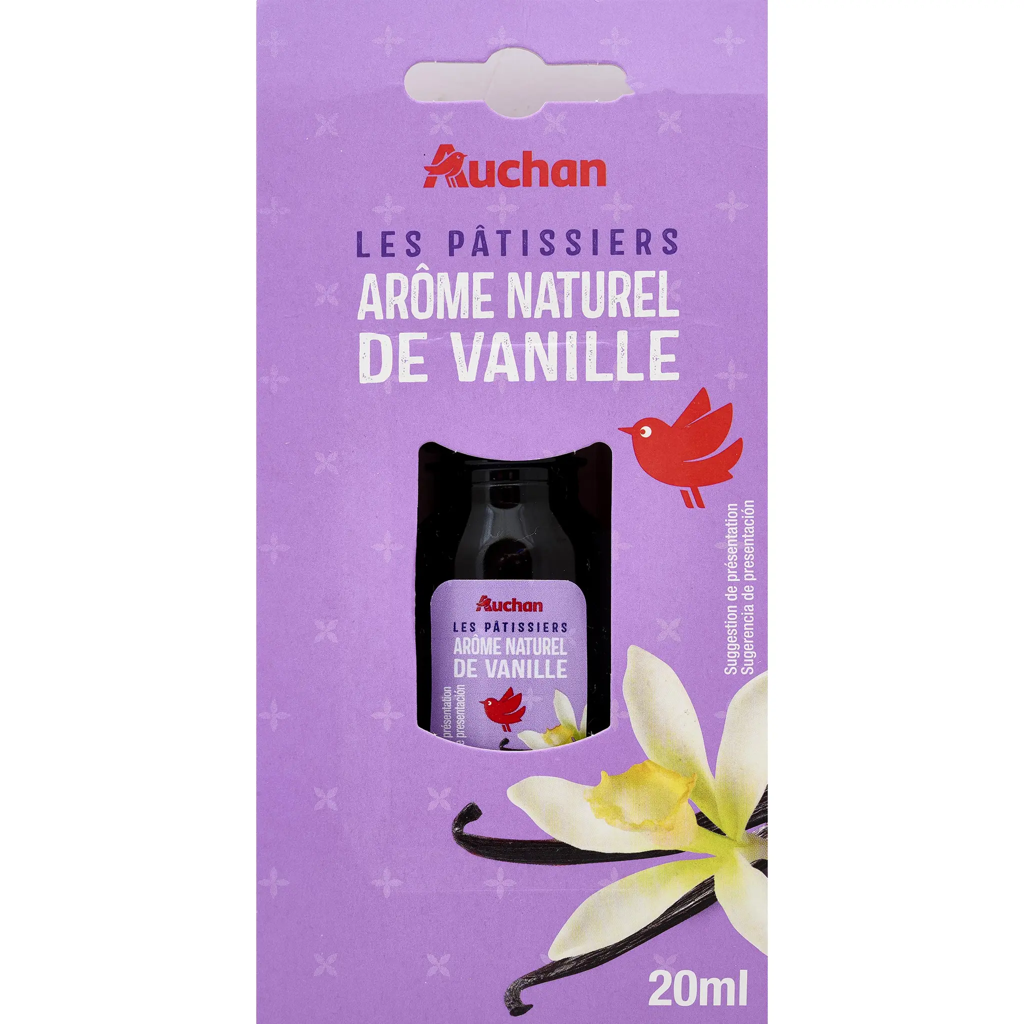 AUCHAN Arôme naturel de vanille Les pâtissiers