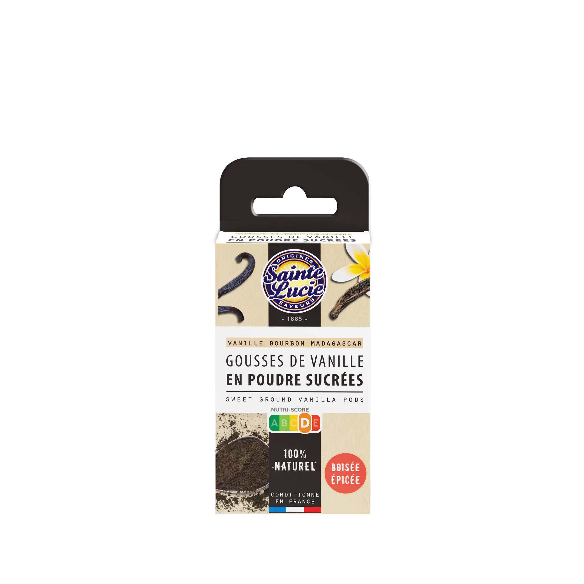 SAINTE LUCIE Gousses de vanille en poudre sucrées