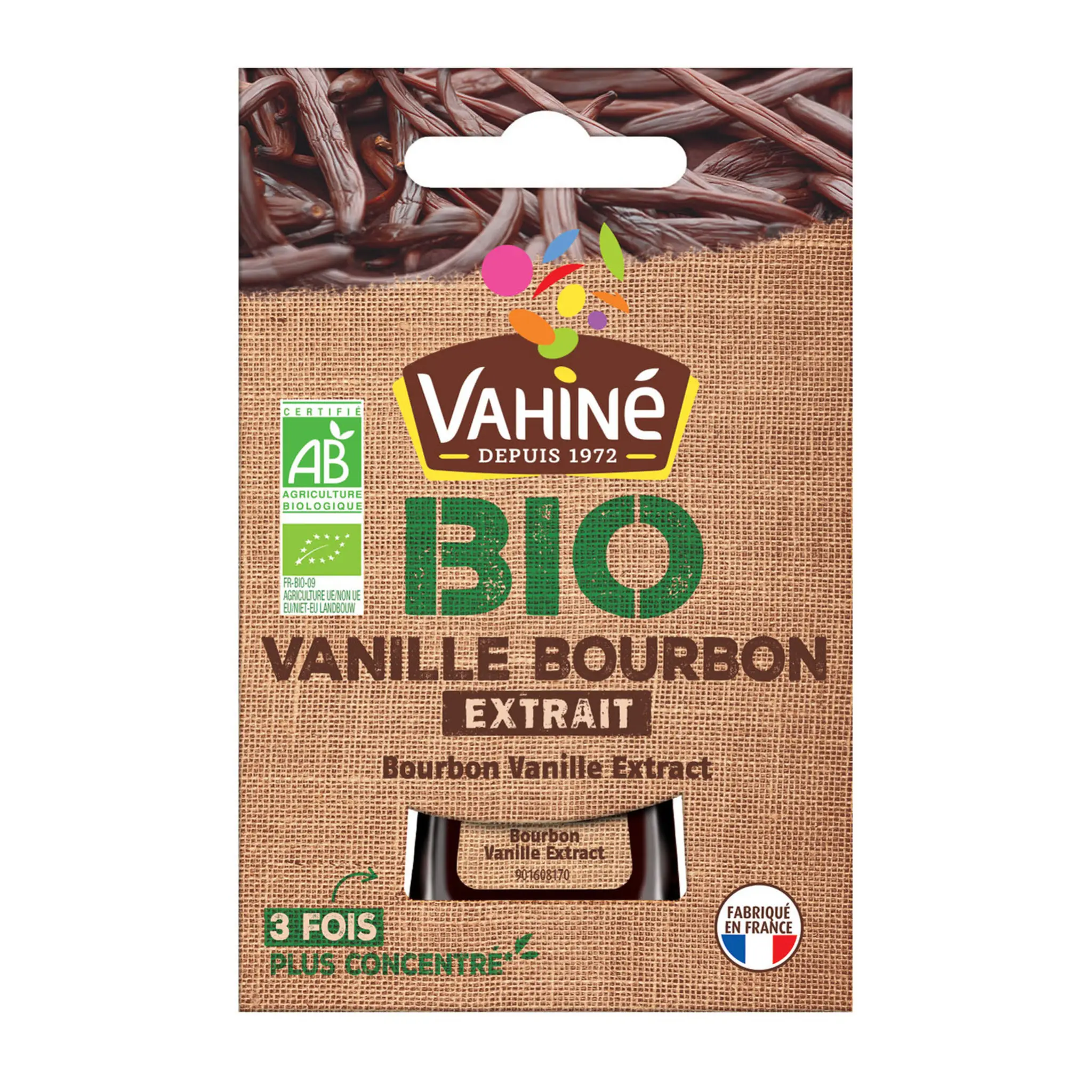 VAHINE Extrait de vanille bourbon bio