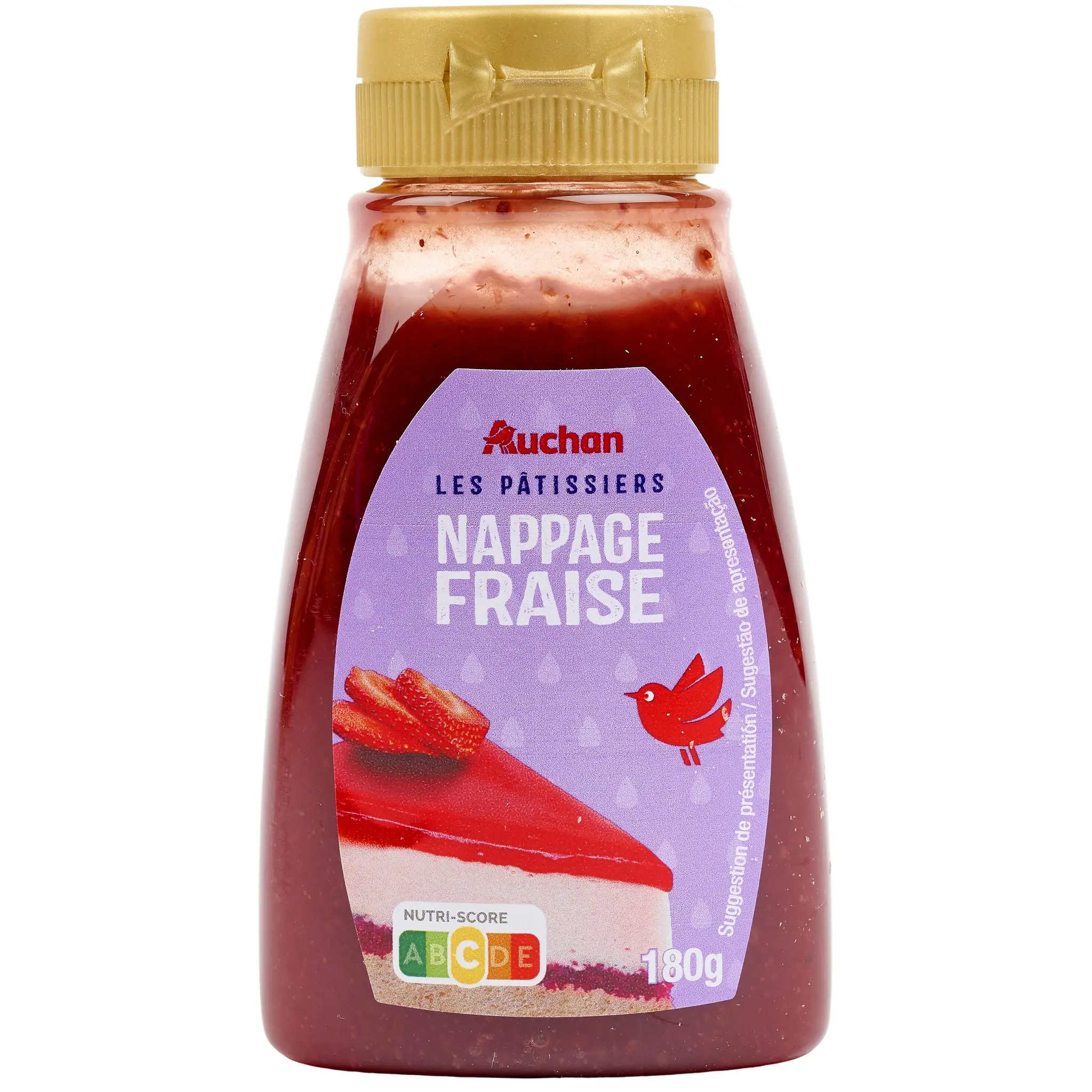 AUCHAN Nappage fraise