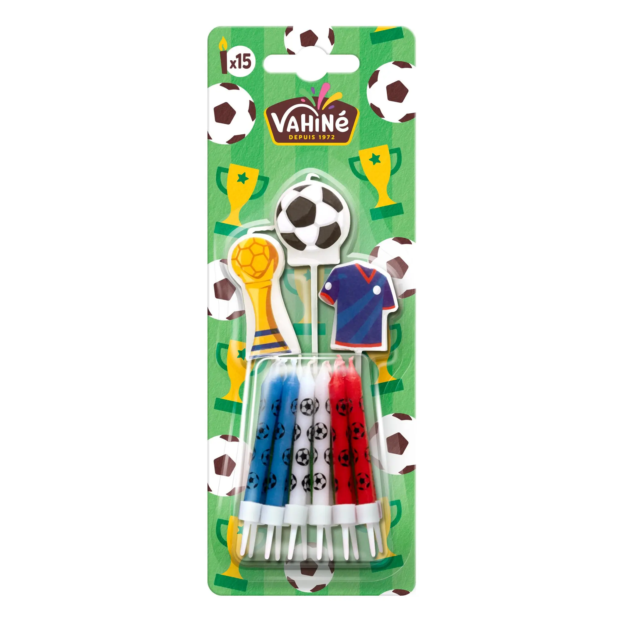 VAHINE Bougie thème football