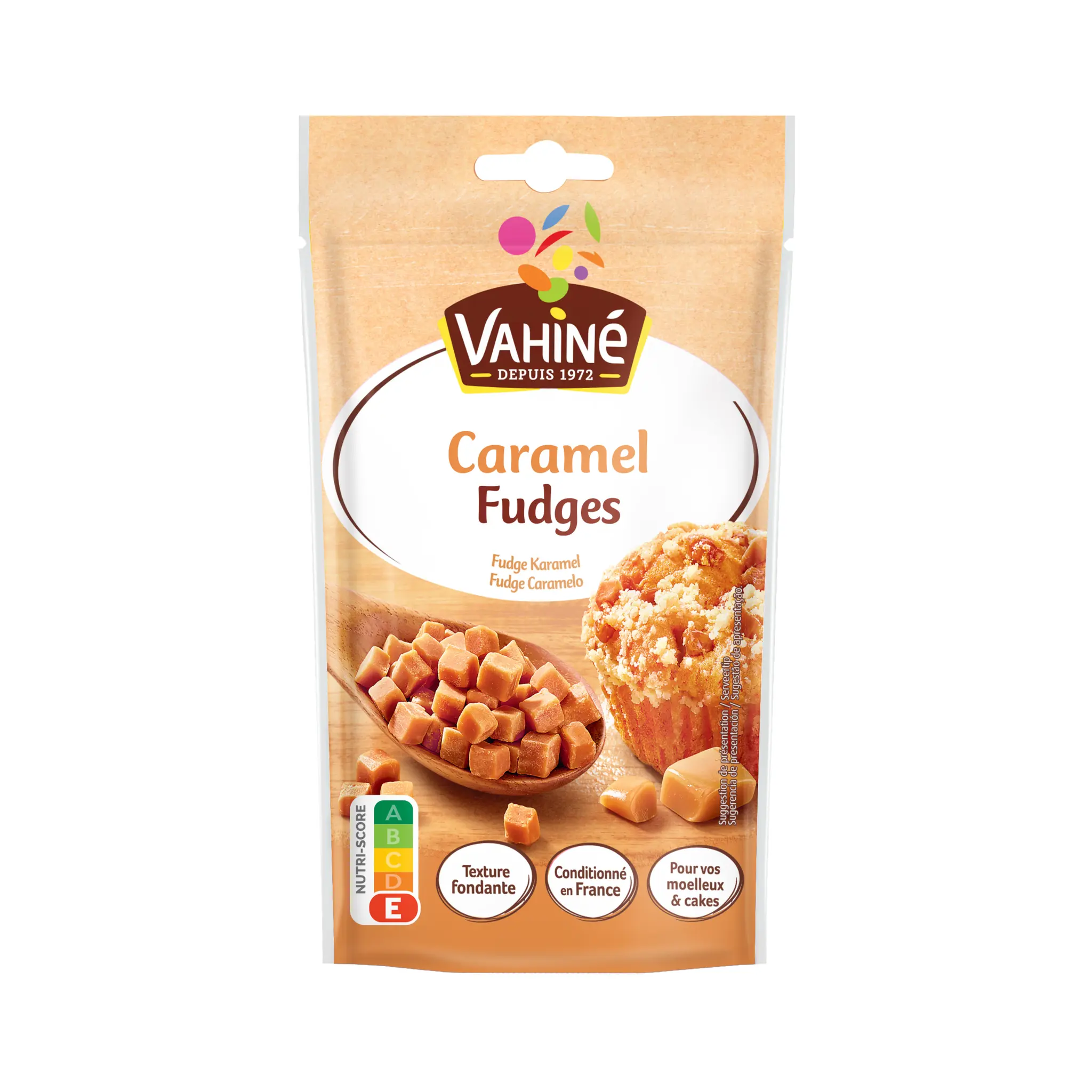 VAHINE Caramel en cube pour préparation dessert