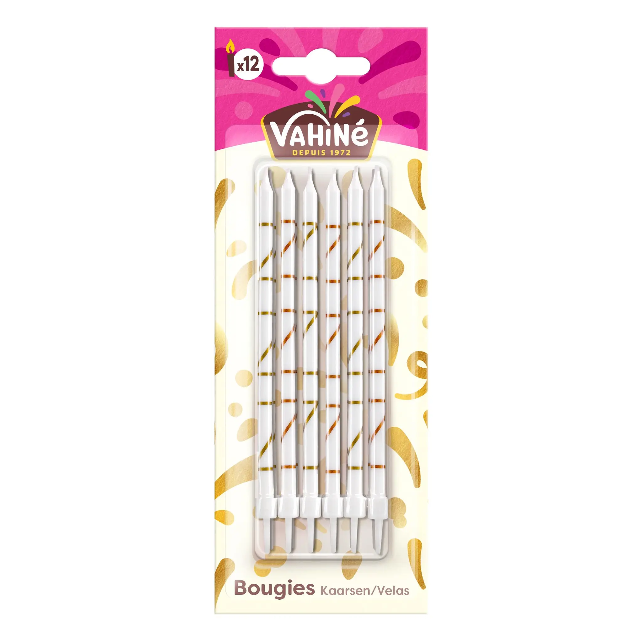 VAHINE Bougies anniversaire