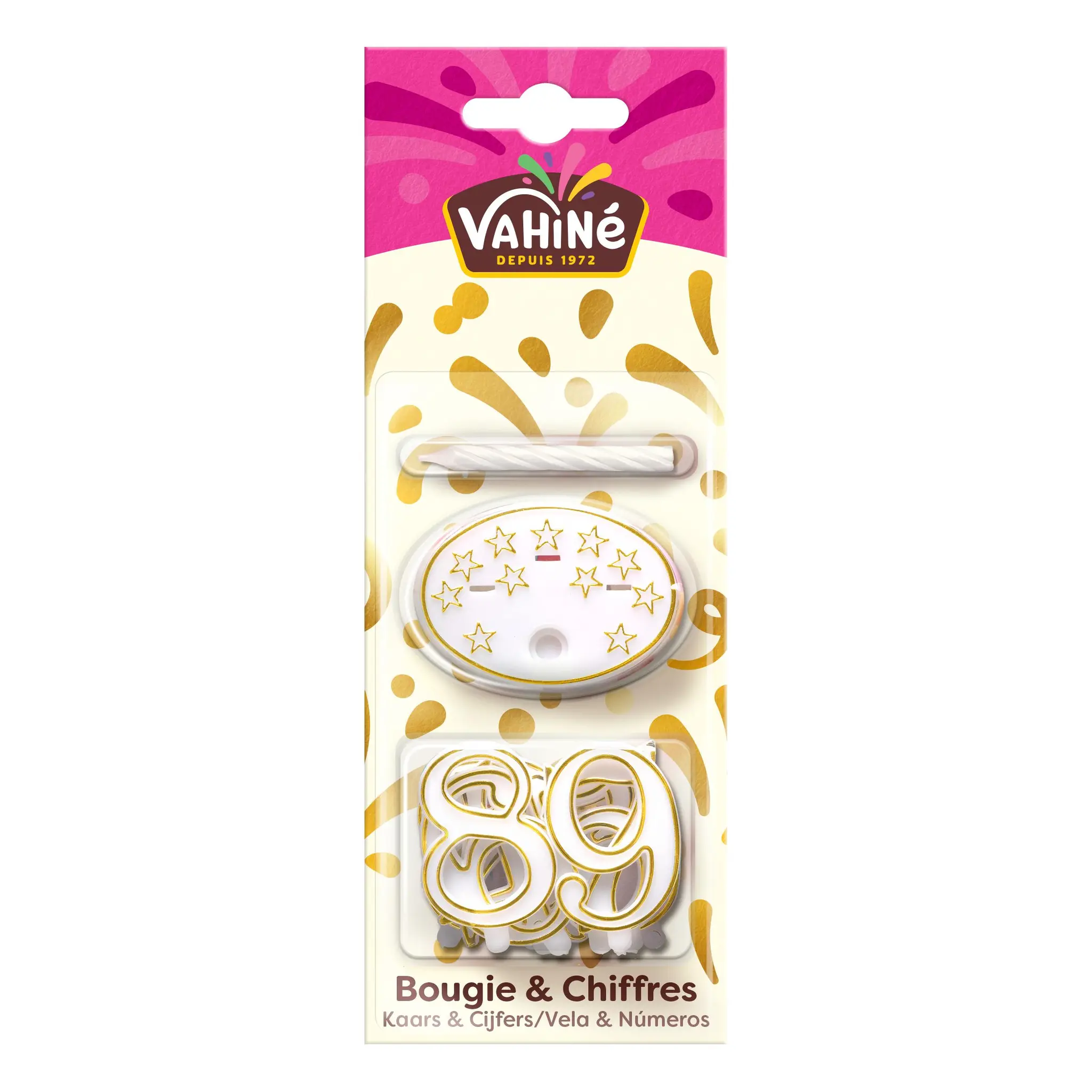 VAHINE Bougie et chiffres
