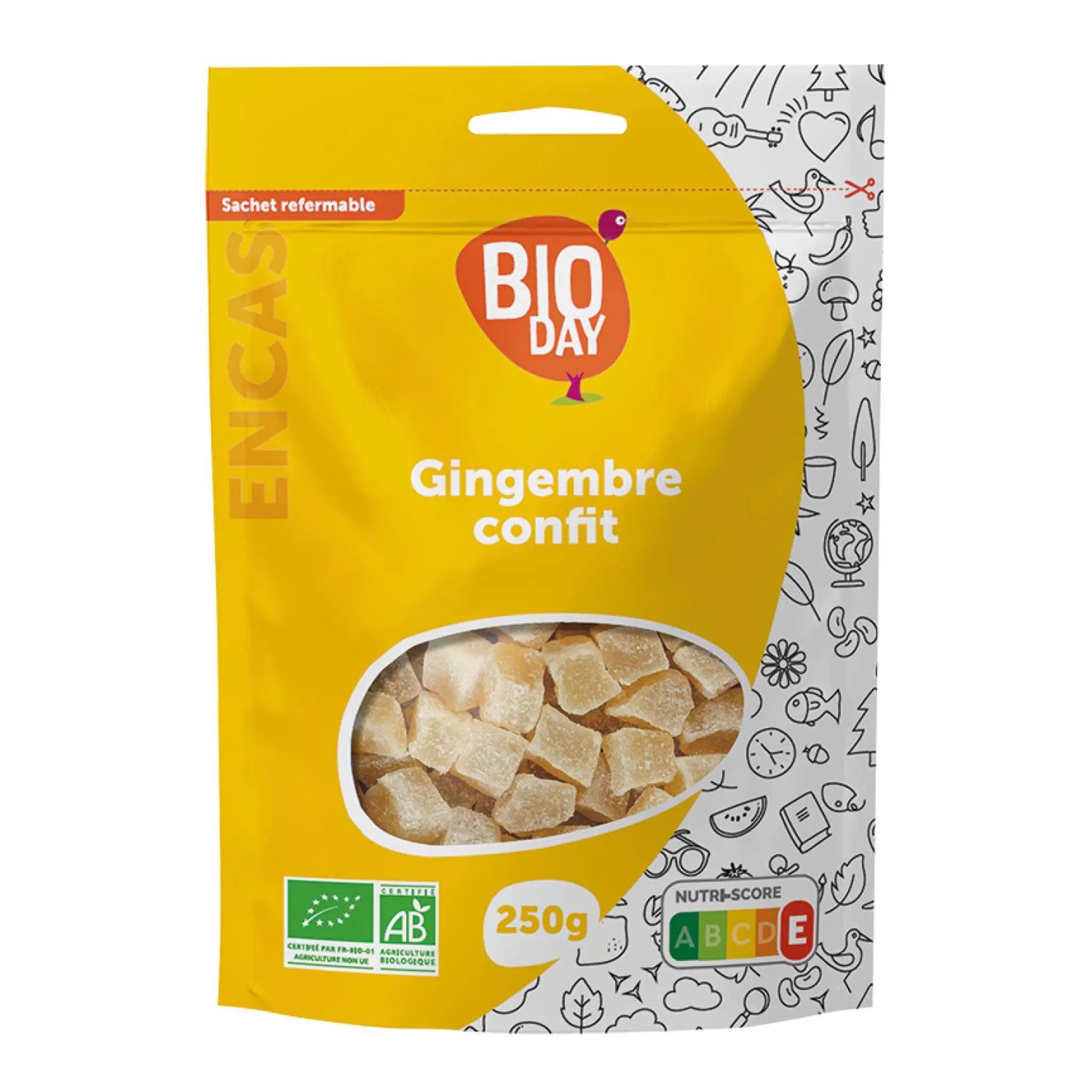 BIODAY Gingembre confit bio