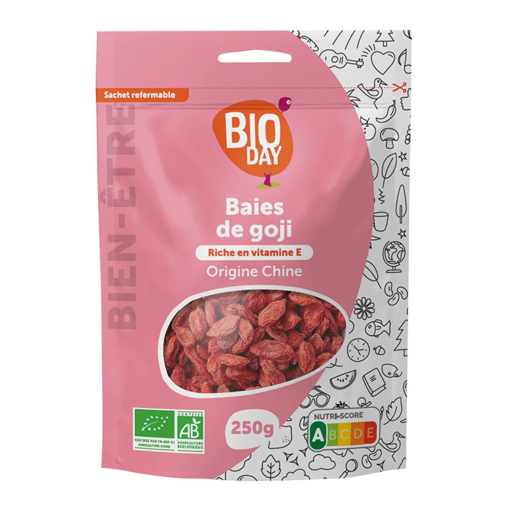 BIODAY Baies de goji bio origine Chine