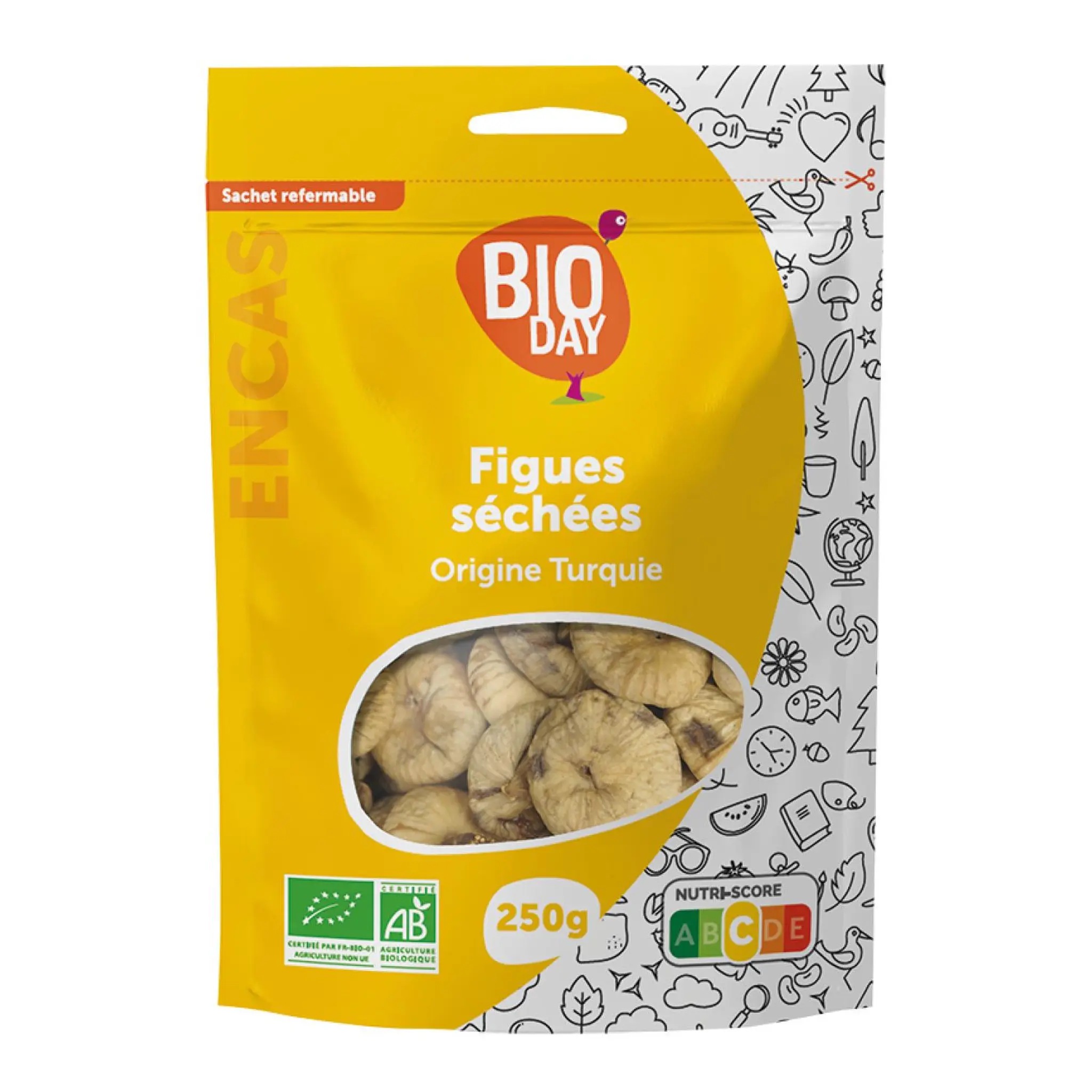 BIODAY Figues séchées bio origine Turquie