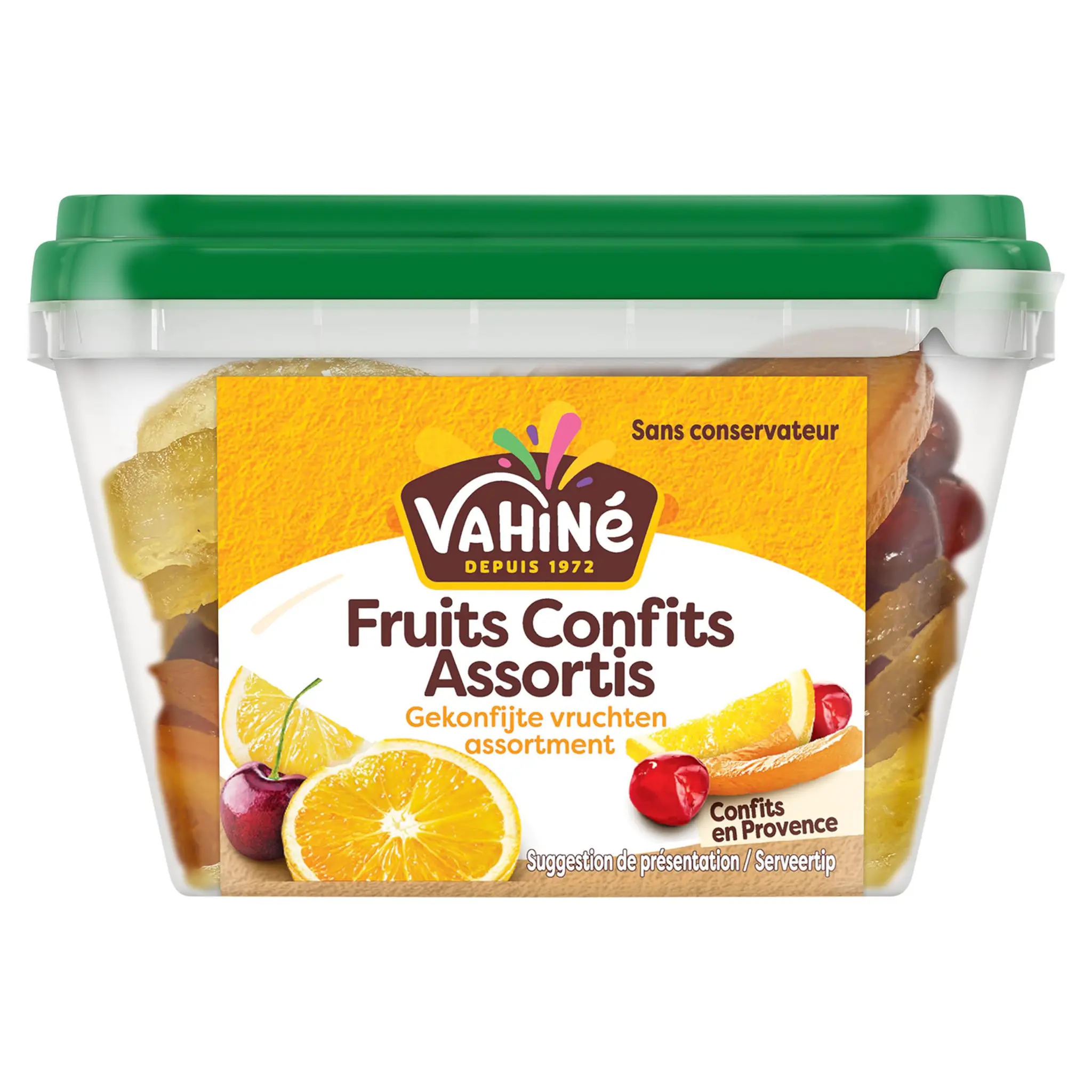 VAHINE Fruits confits assortis sans conservateur