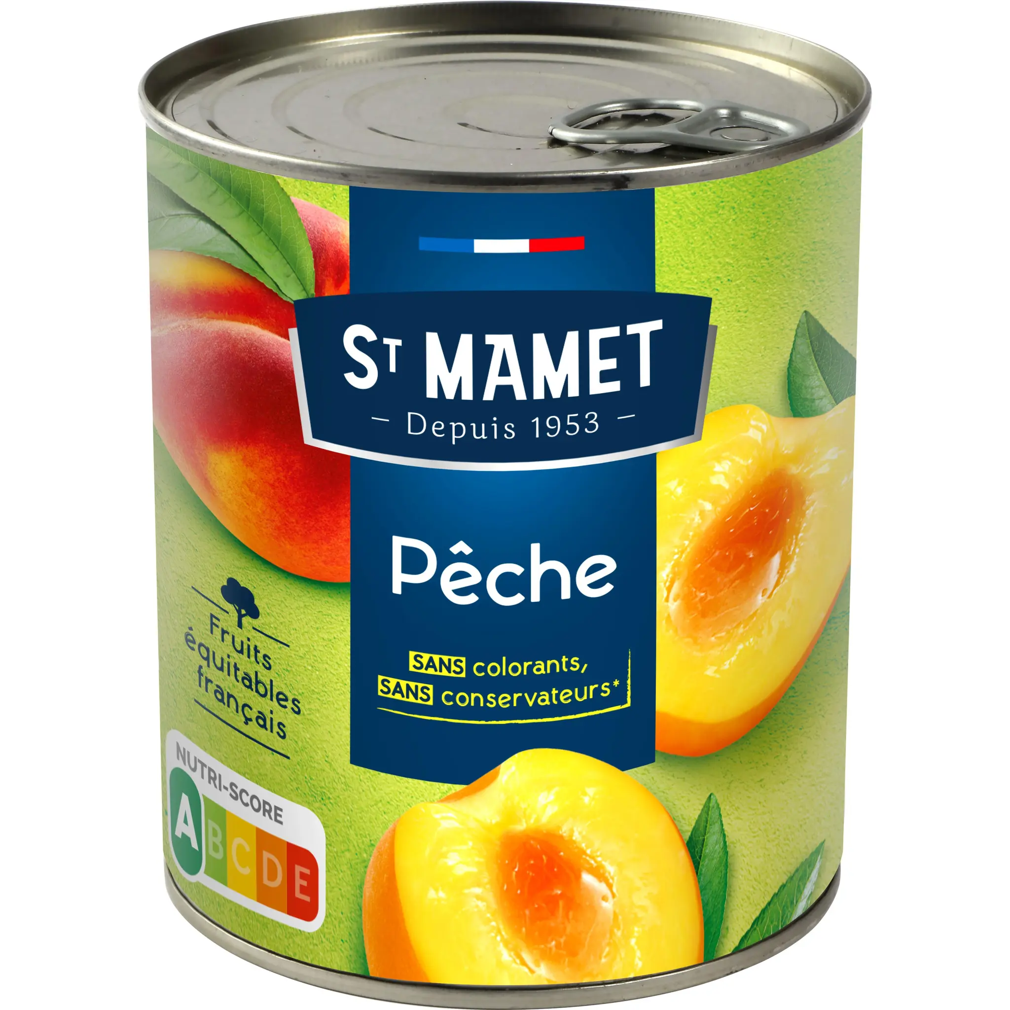 ST MAMET Pêches sans colorants ni conservateurs