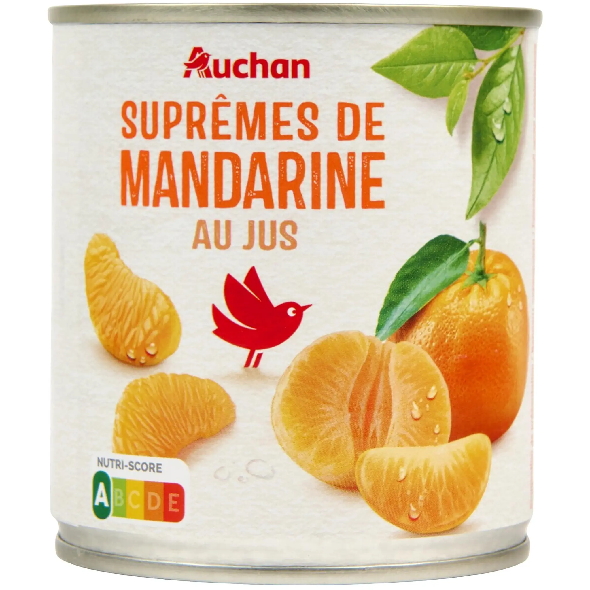 AUCHAN Suprêmes de mandarine au jus