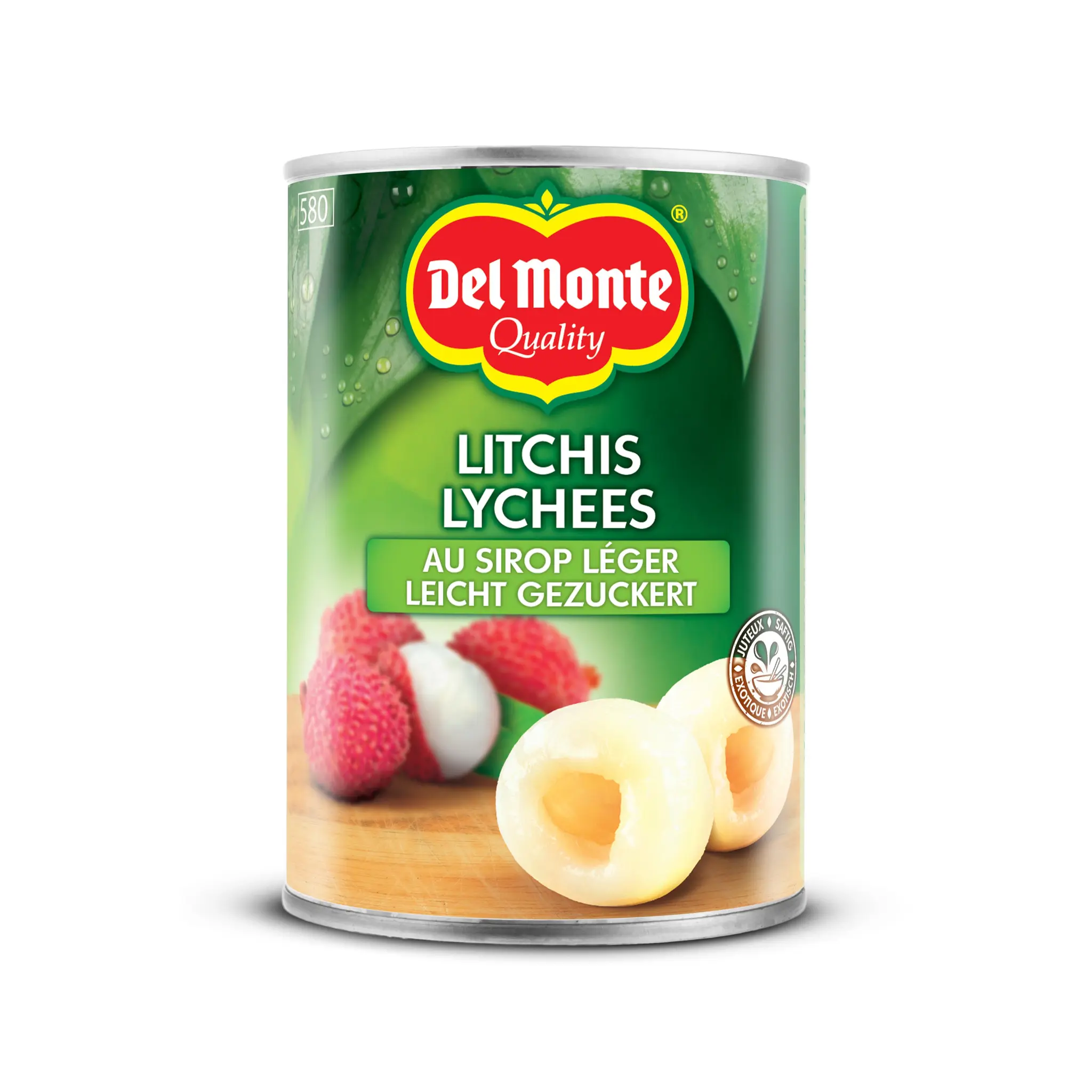 DEL MONTE Litchis au sirop léger en conserve