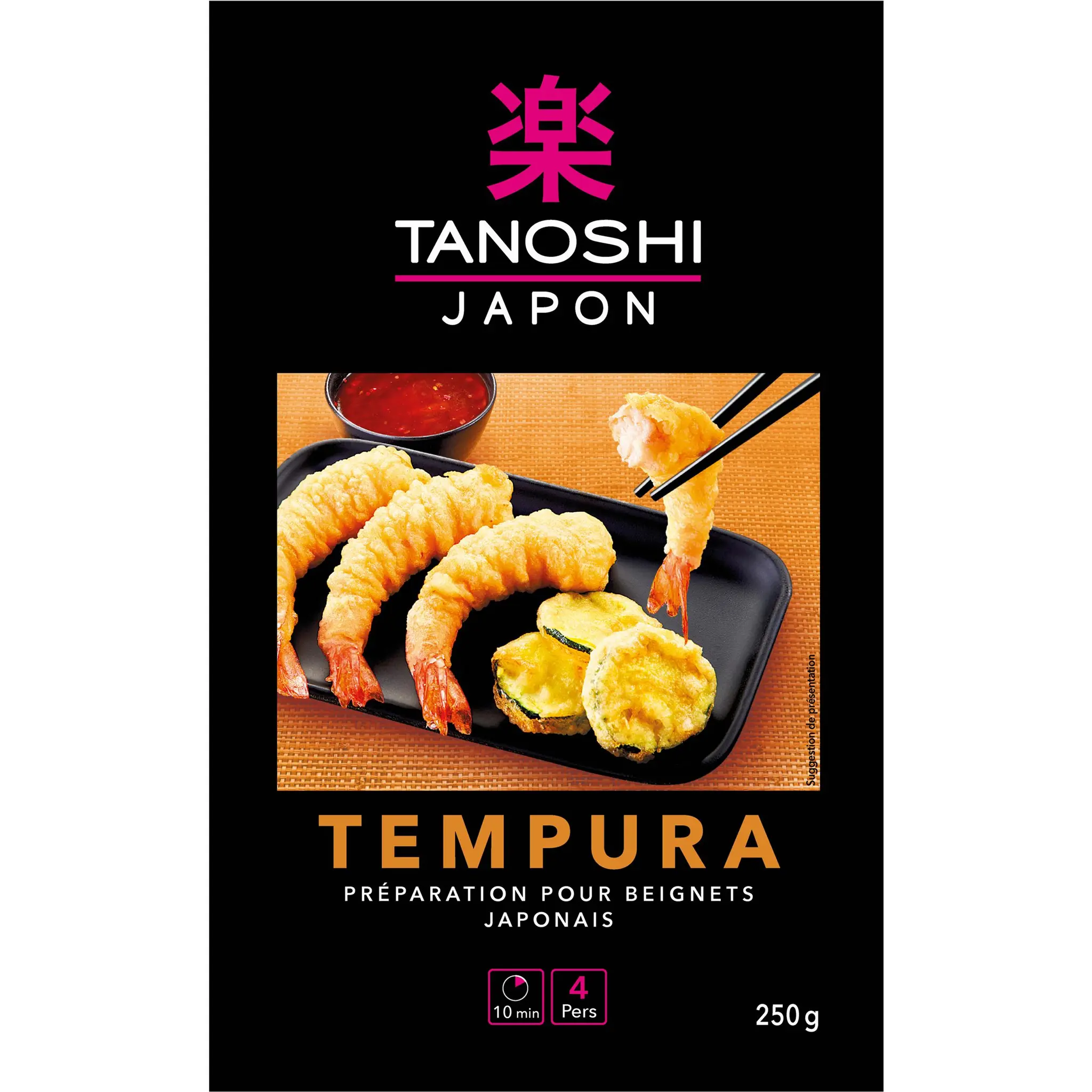 TANOSHI Préparation pour pâte à beignets tempura - pour frire légumes et fruits de mer