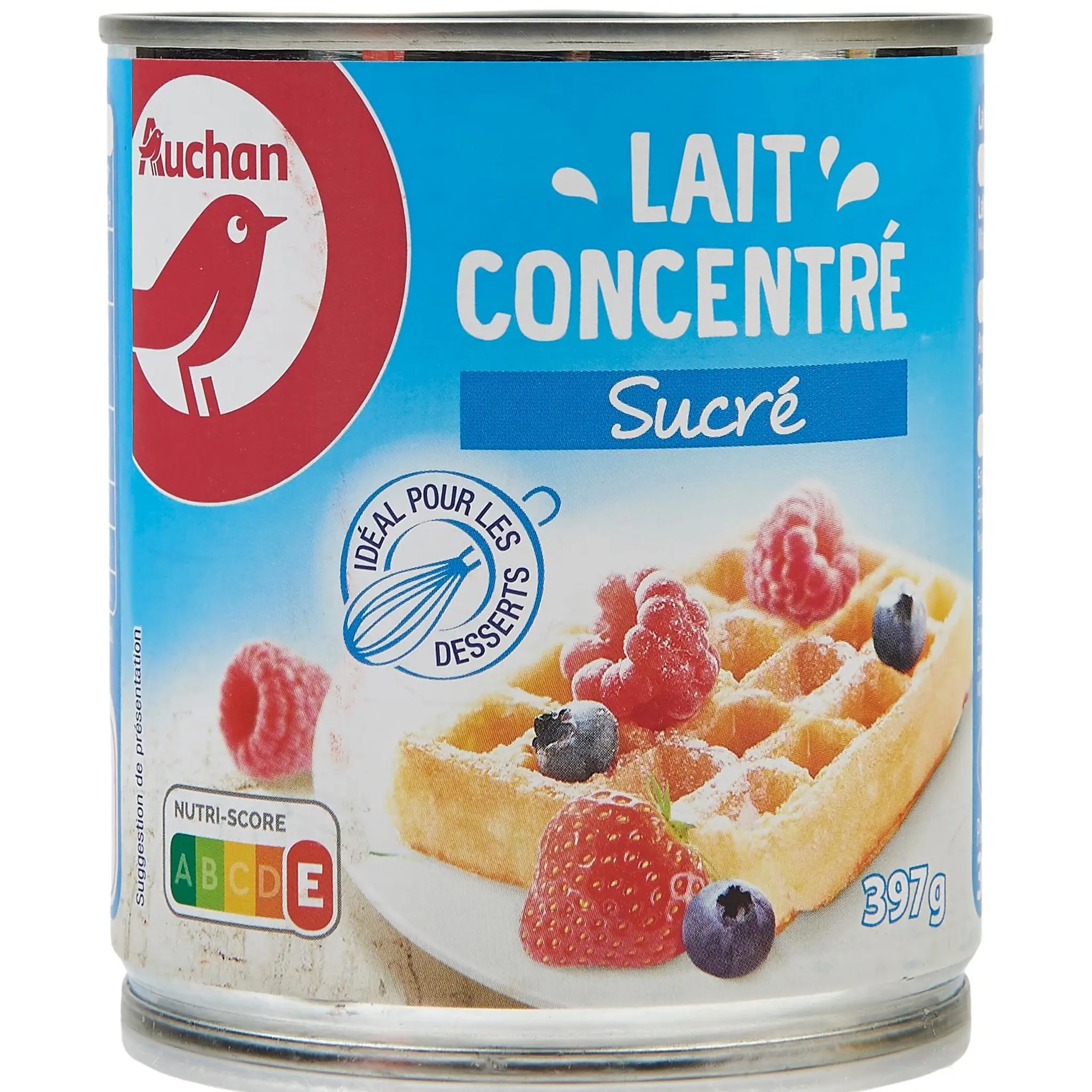 AUCHAN Lait concentré sucré