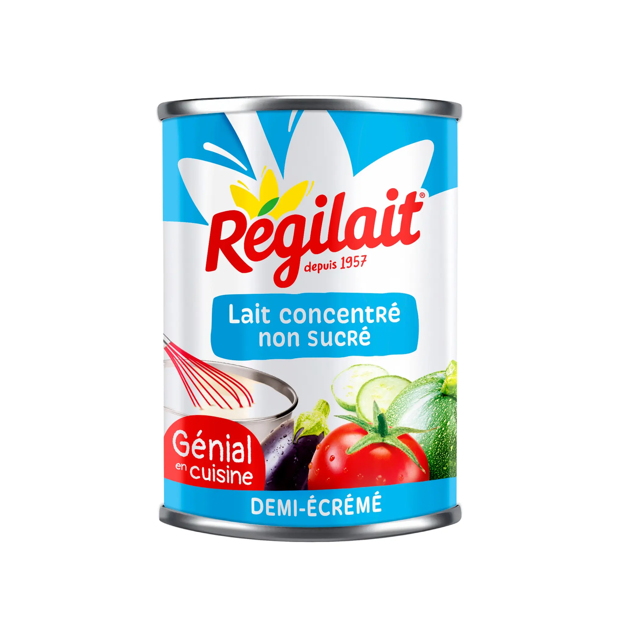 REGILAIT Lait concentré non sucré demi-écrémé