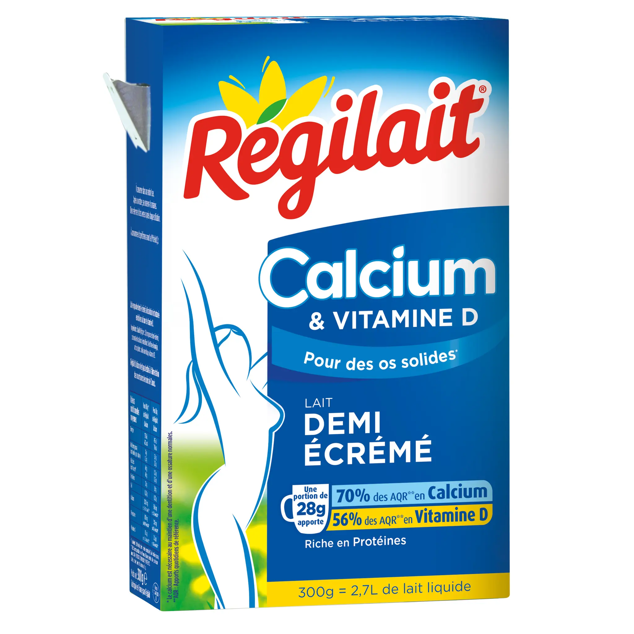 REGILAIT Lait instantané calcium & vitamine D demi-écrémé en poudre