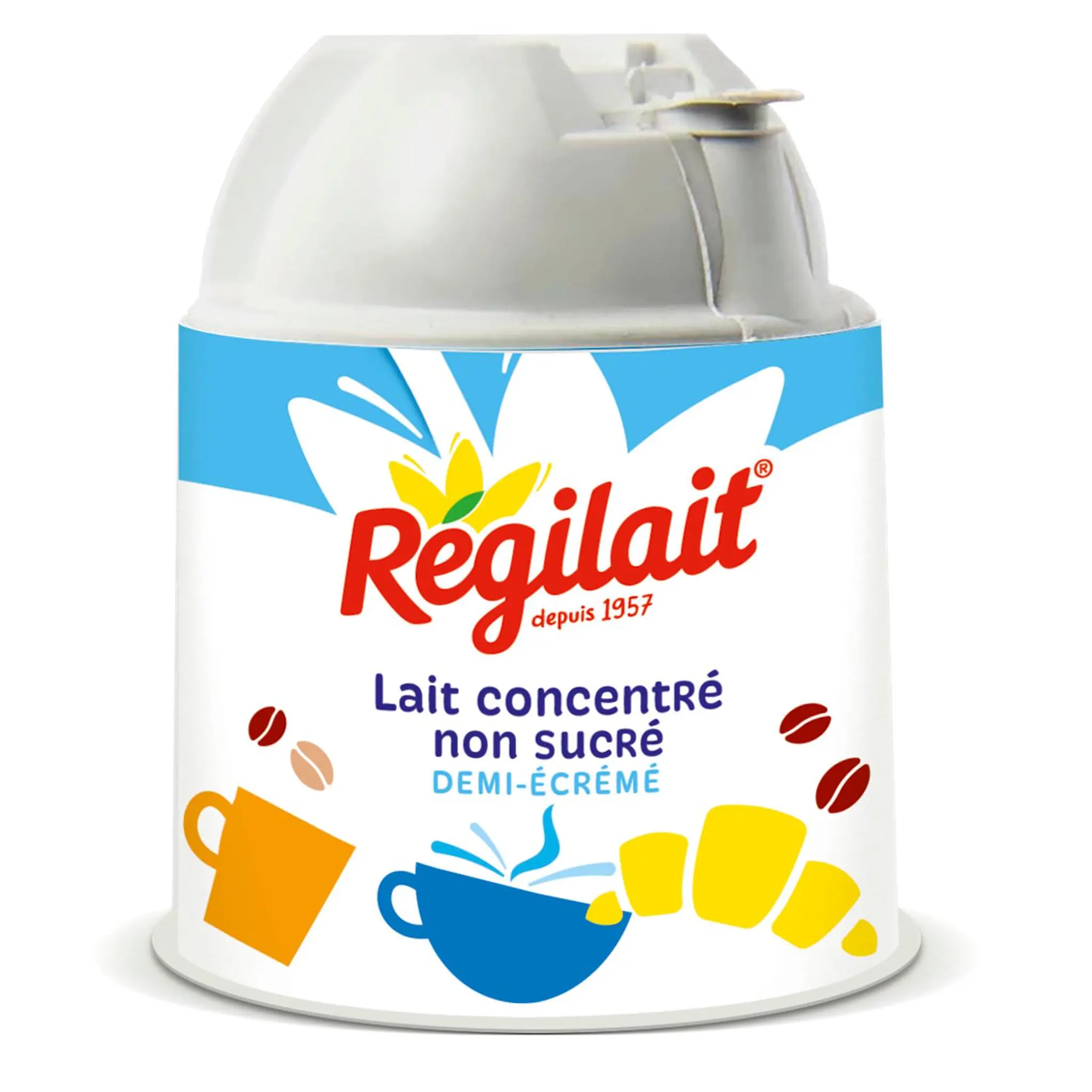 REGILAIT Lait concentré non sucré demi-écrémé