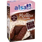 ALSA Préparation pour gâteau moelleux au chocolat