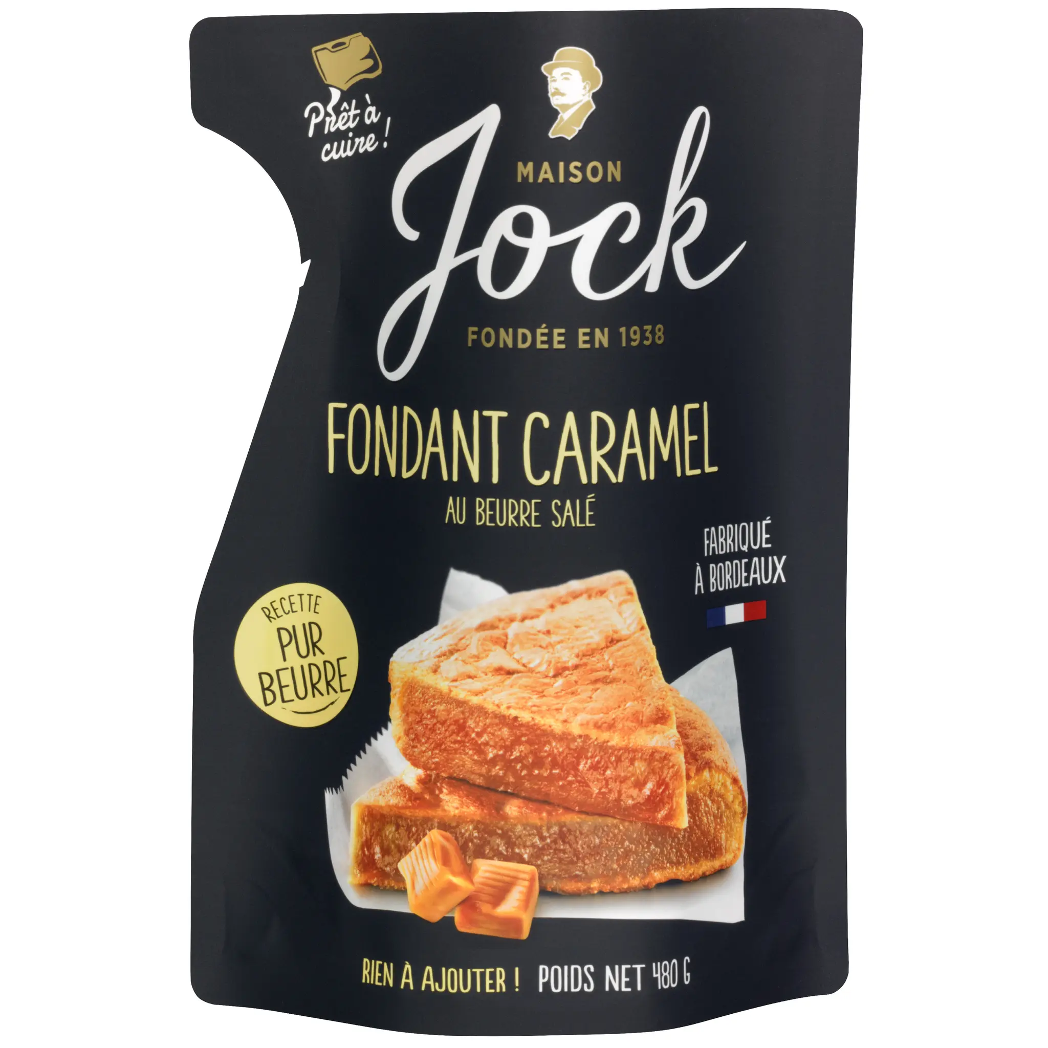 JOCK Préparation fondant caramel au beurre salé prêt à cuire