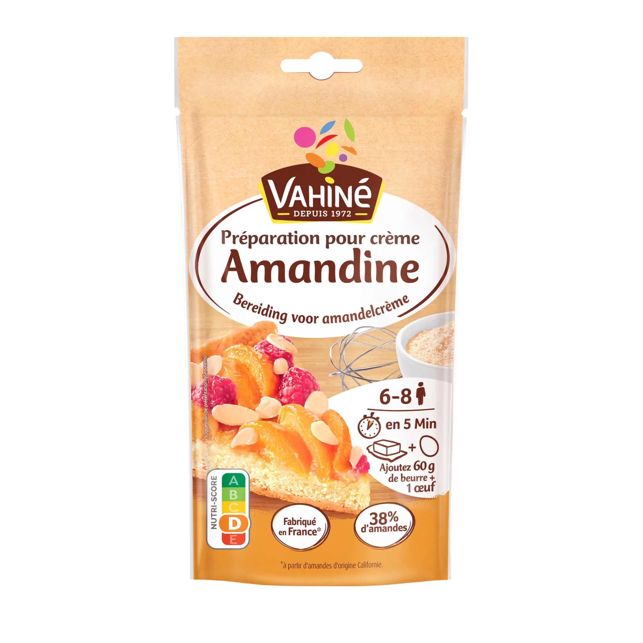 VAHINE Préparation pour crème tartes Amandine