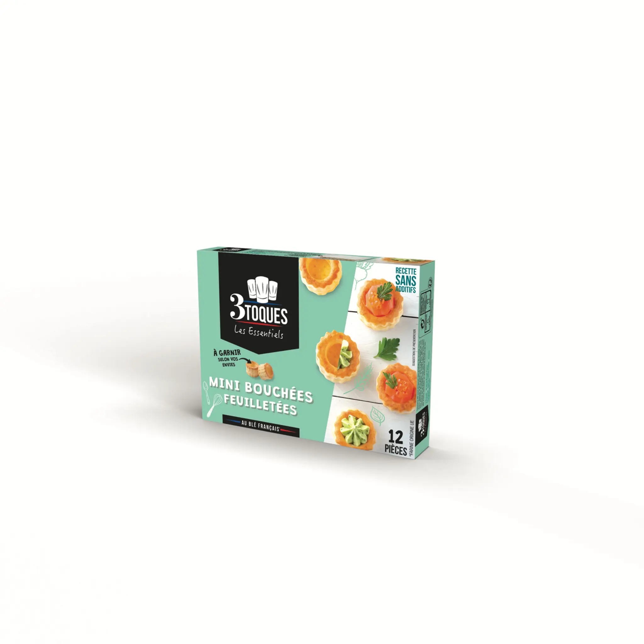 3 TOQUES Mini bouchées feuilletées