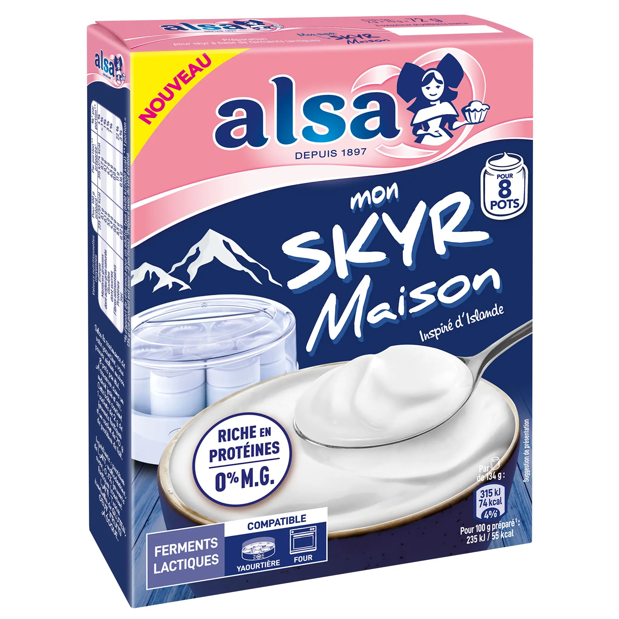 ALSA Préparation pour skyr nature