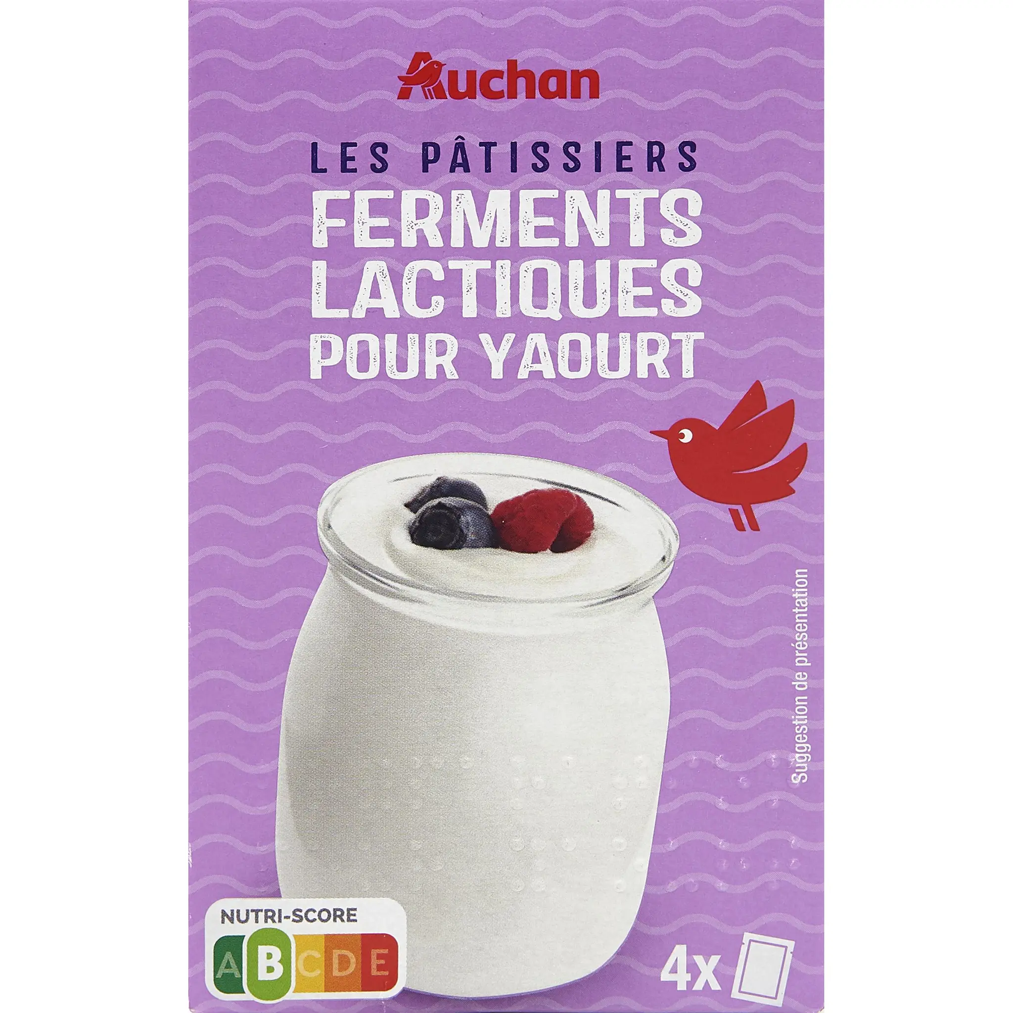 AUCHAN Ferments lactiques pour yaourt nouvelle recette