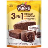VAHINE Préparation pour gâteaux moelleux au chocolat Ma recette maison 3 en 1