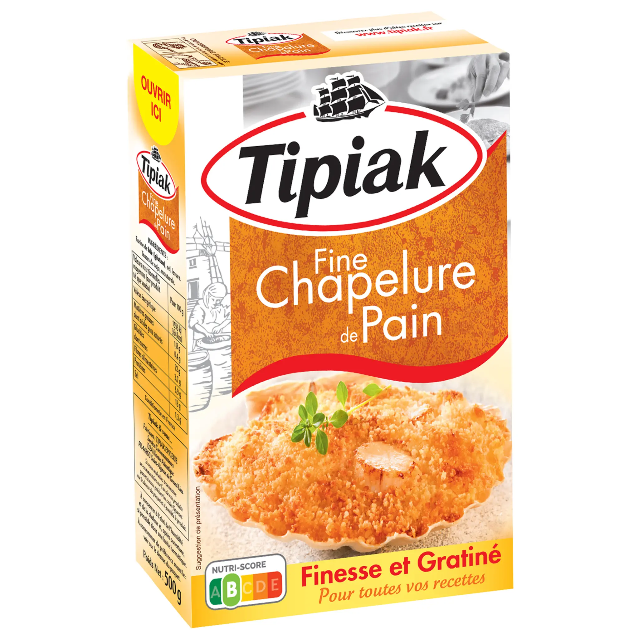 TIPIAK Fine chapelure de pain