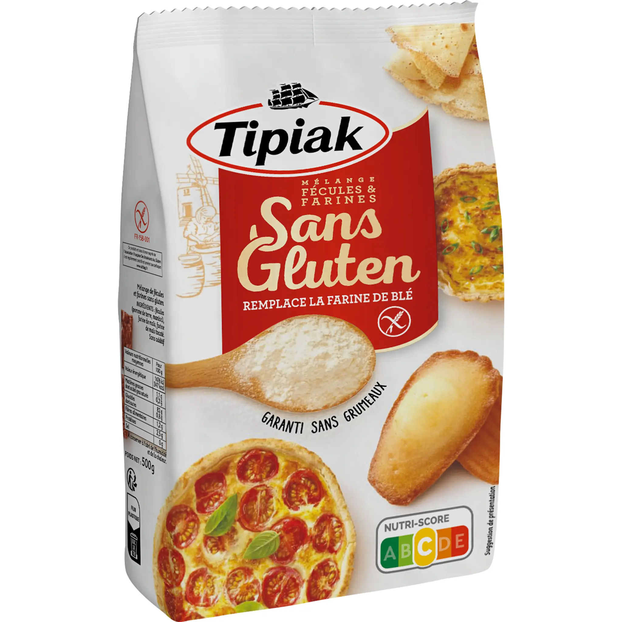 TIPIAK Mélange fécules et farines sans gluten