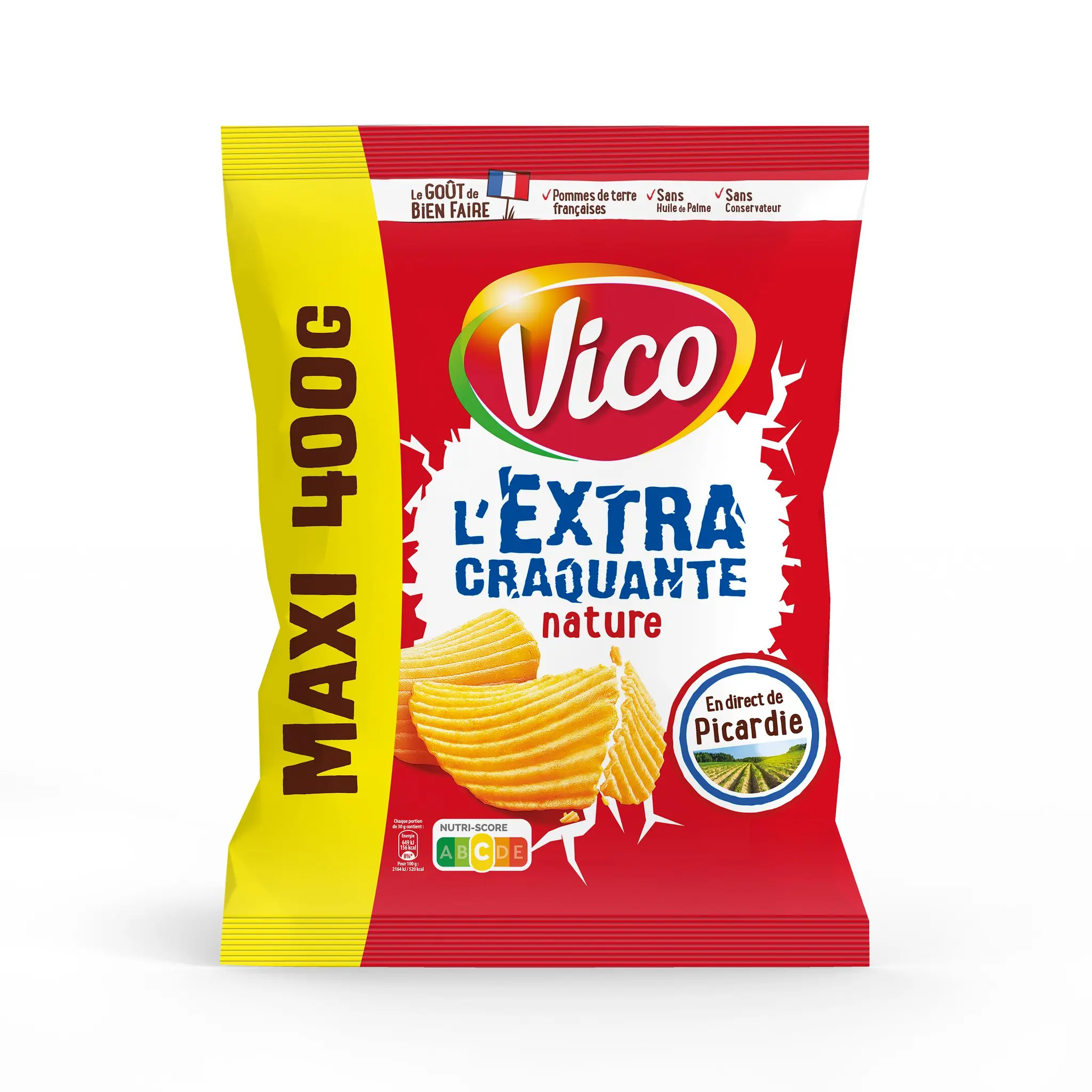 VICO Chips ondulées extra craquantes nature