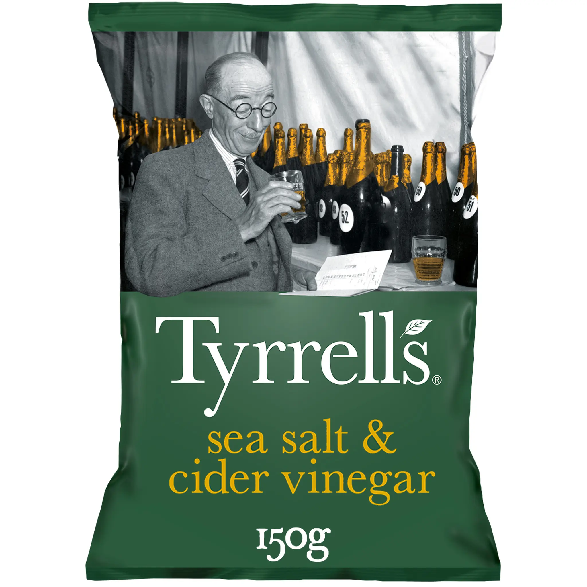 TYRRELL'S Chips au sel de mer et vinaigre de cidre