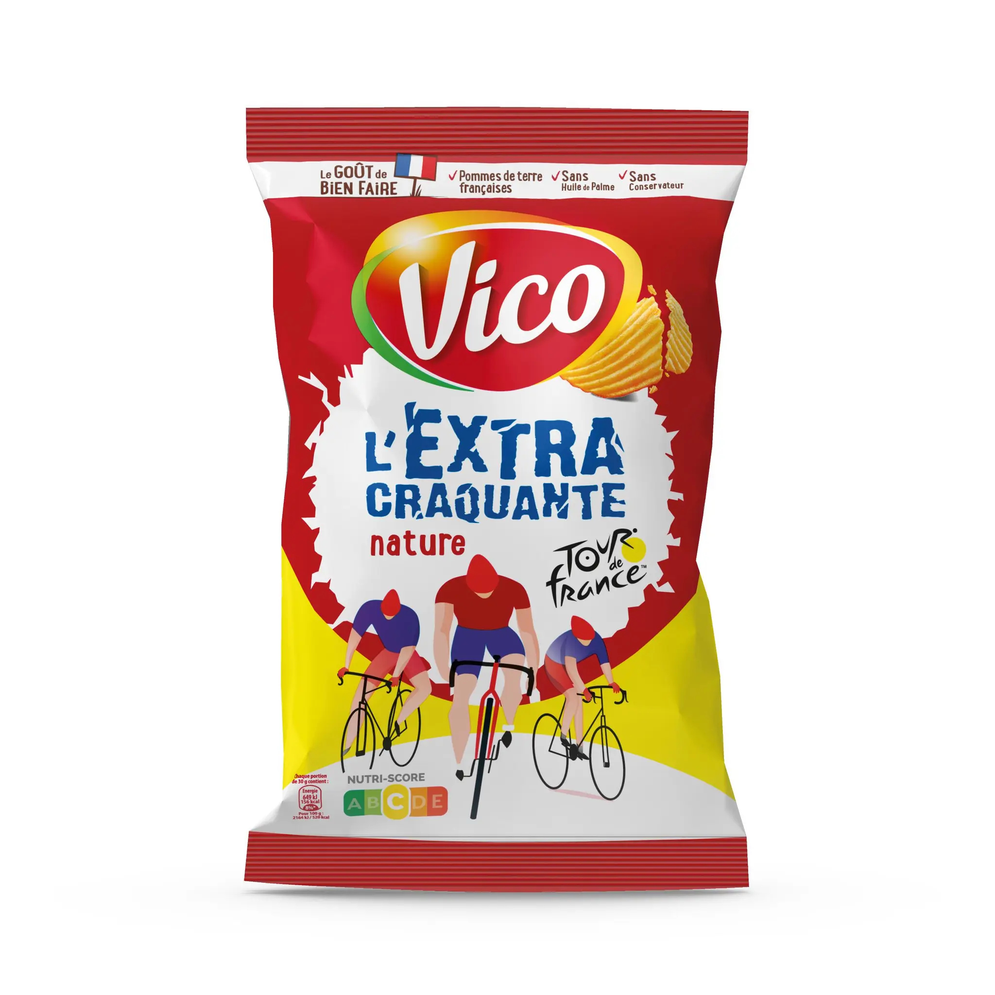 VICO Chips ondulées l'extra craquante nature