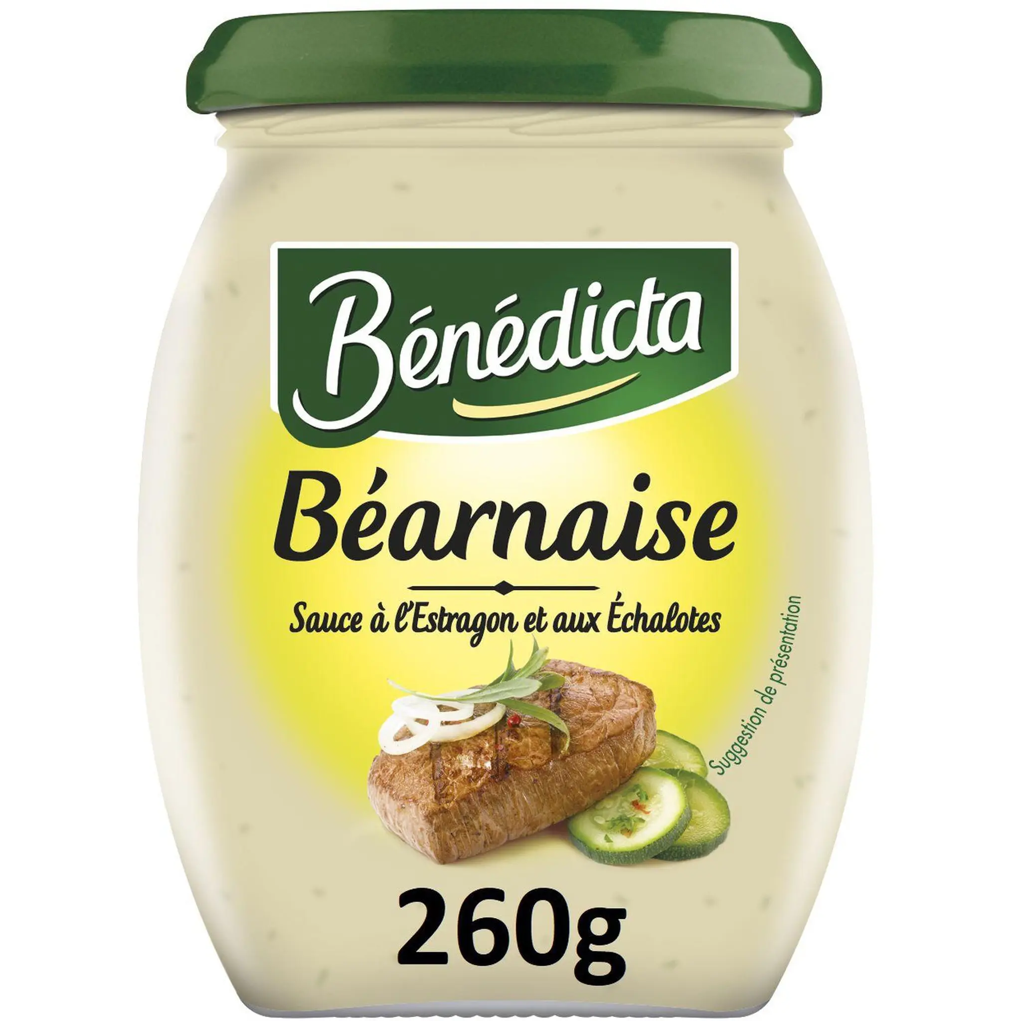 BENEDICTA Sauce béarnaise à l'estragon et échalotes en bocal