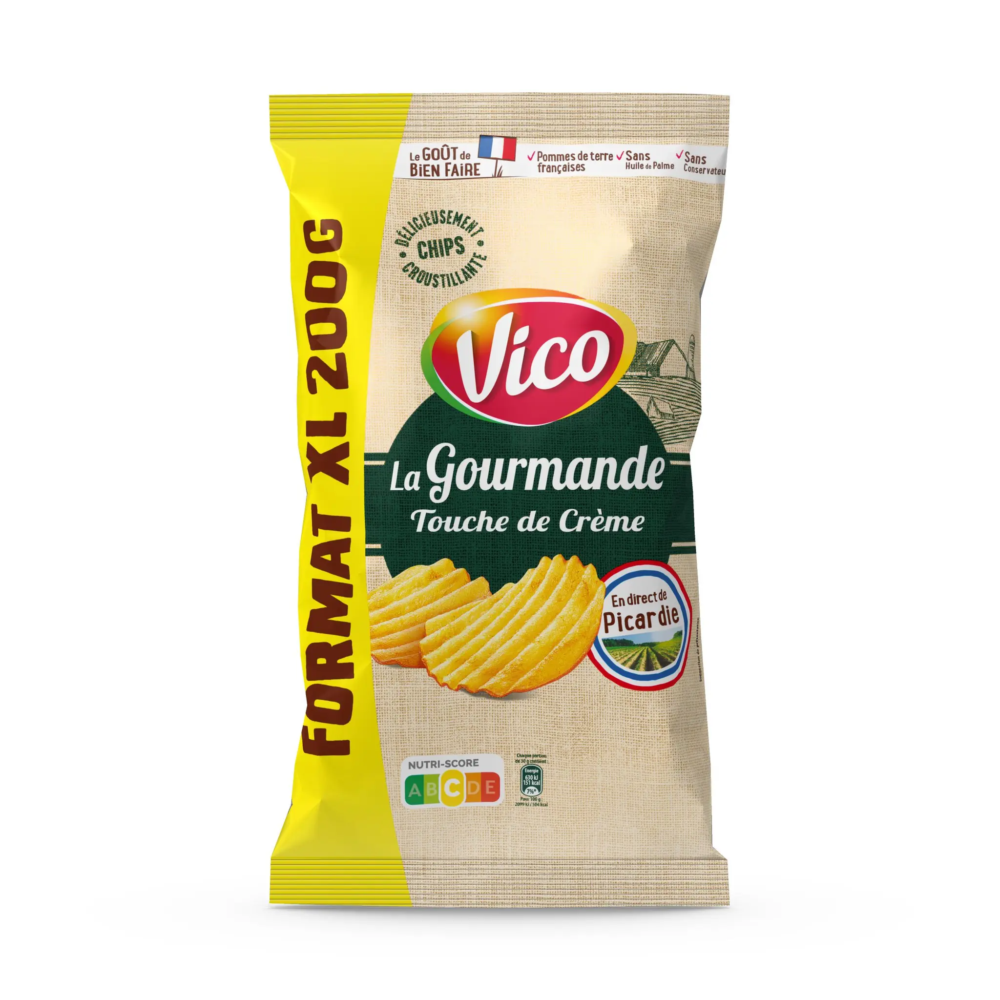 VICO Chips ondulées la Gourmande nature