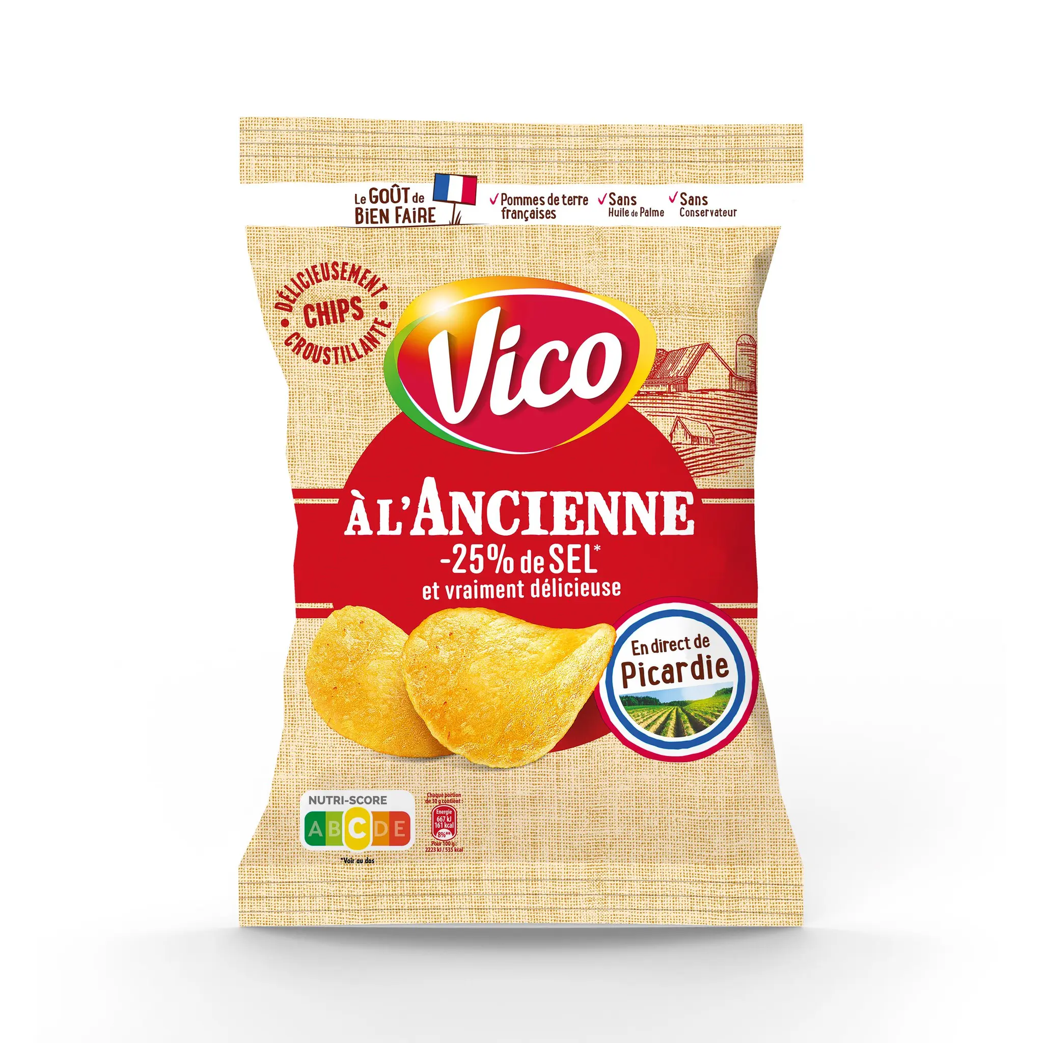 VICO Chips à l'ancienne -25% de sel