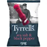 TYRRELL'S Chips au sel de mer et au poivre noir