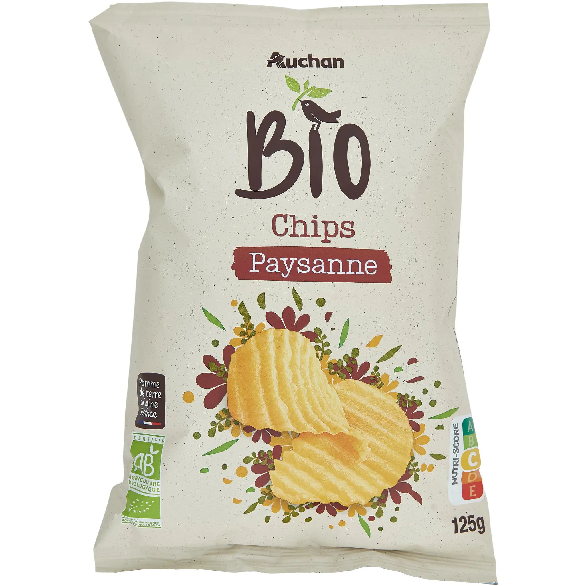 AUCHAN BIO Chips paysanne