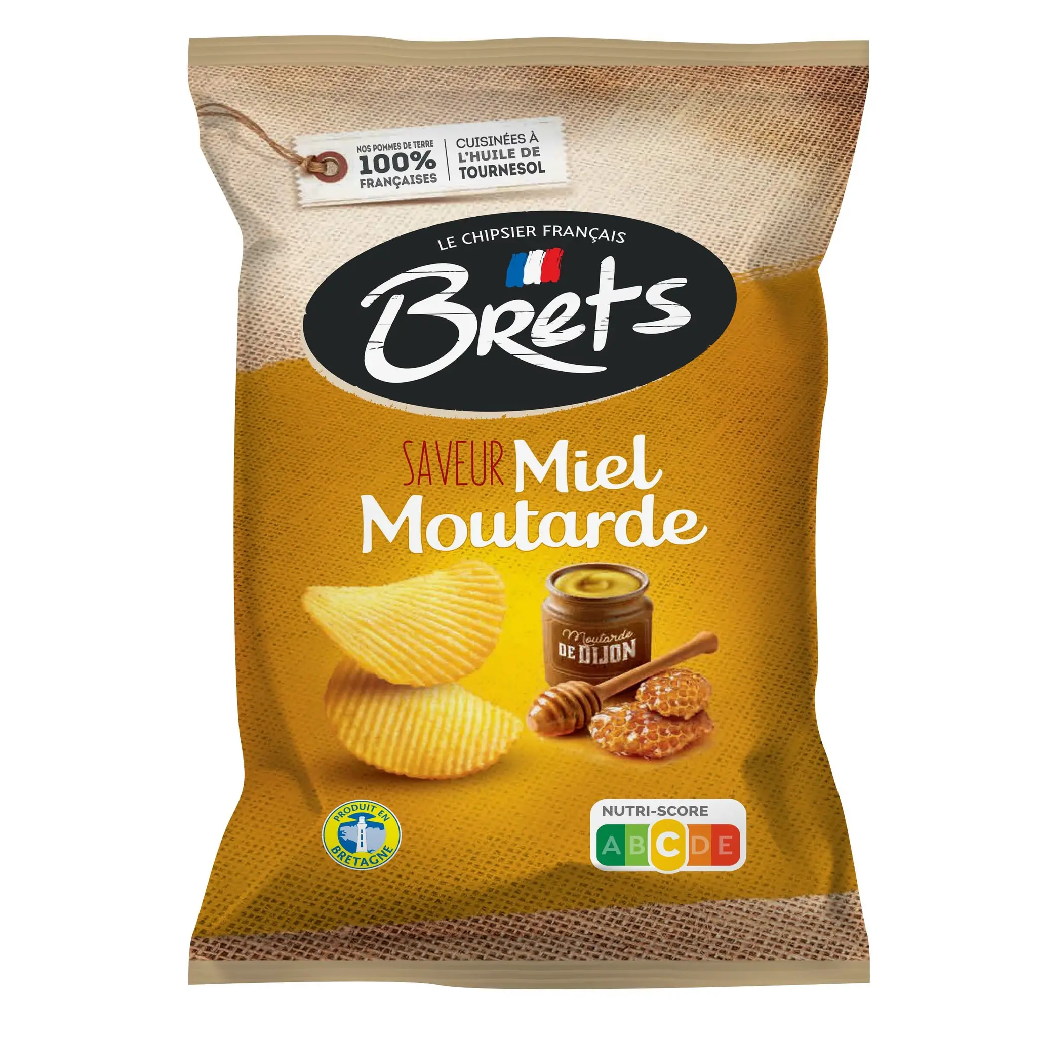 BRETS Chips ondulées saveur miel moutarde