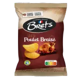 BRETS Chips ondulées saveur poulet braisé