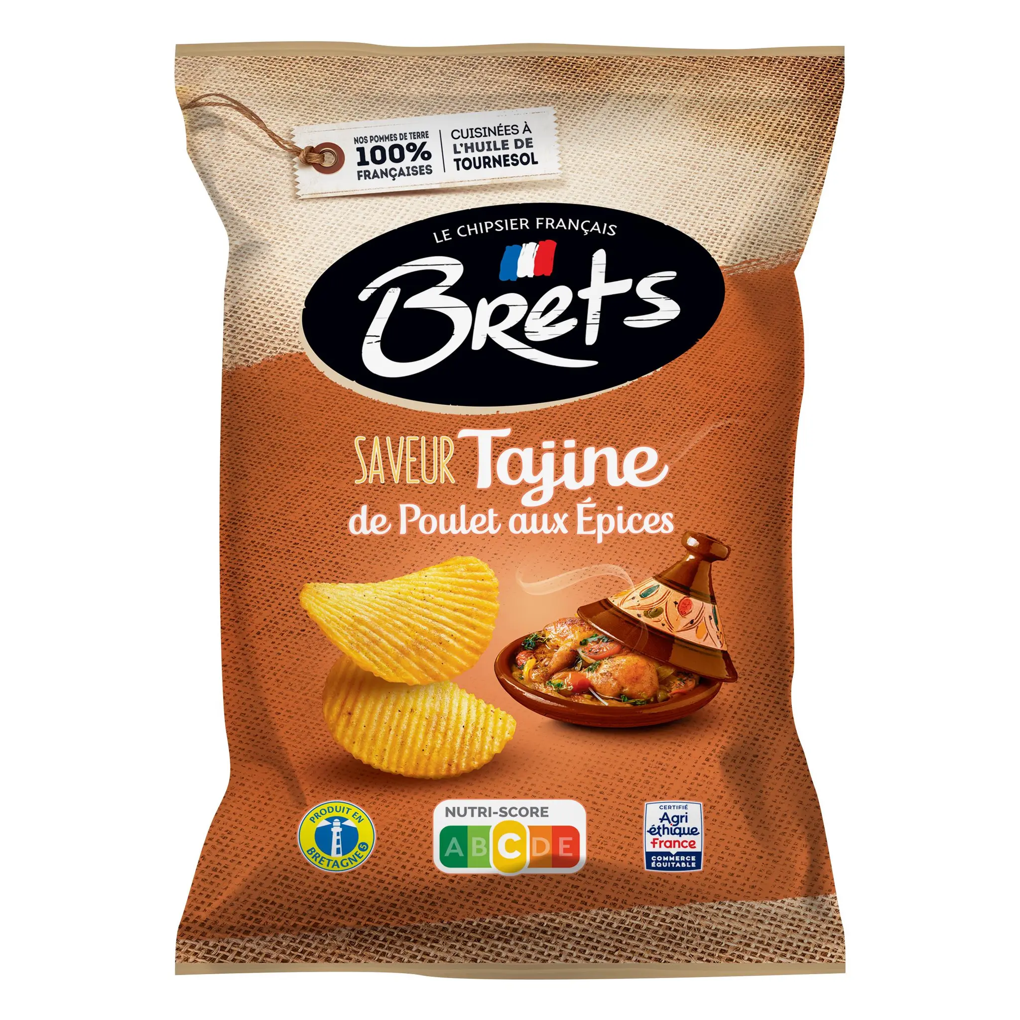 BRETS Chips saveur tajine de poulet aux épices
