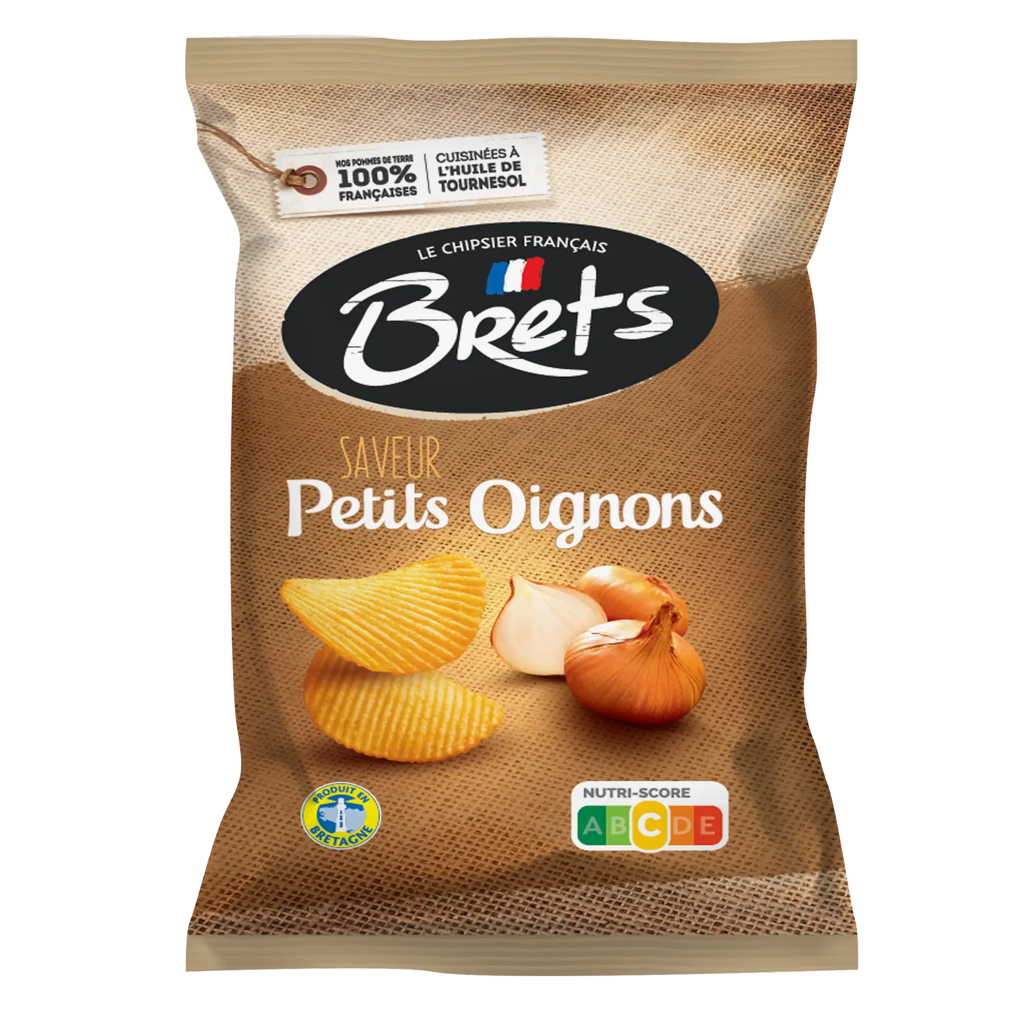 BRETS Chips ondulées saveur petits oignons