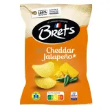 BRETS Chips ondulées saveur Cheddar Jalapeño