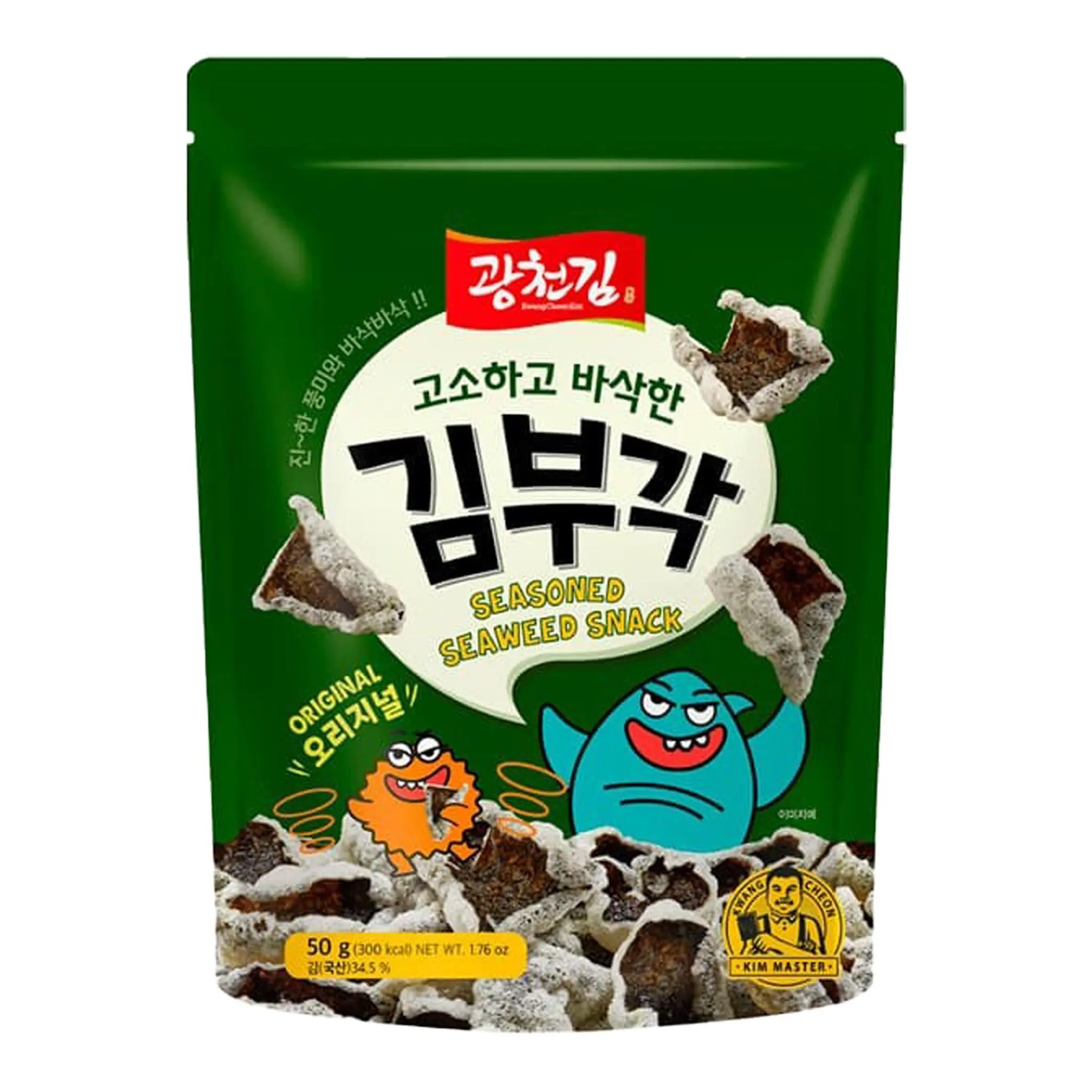 KWANGCHEONKIM Chips d'algues goût original